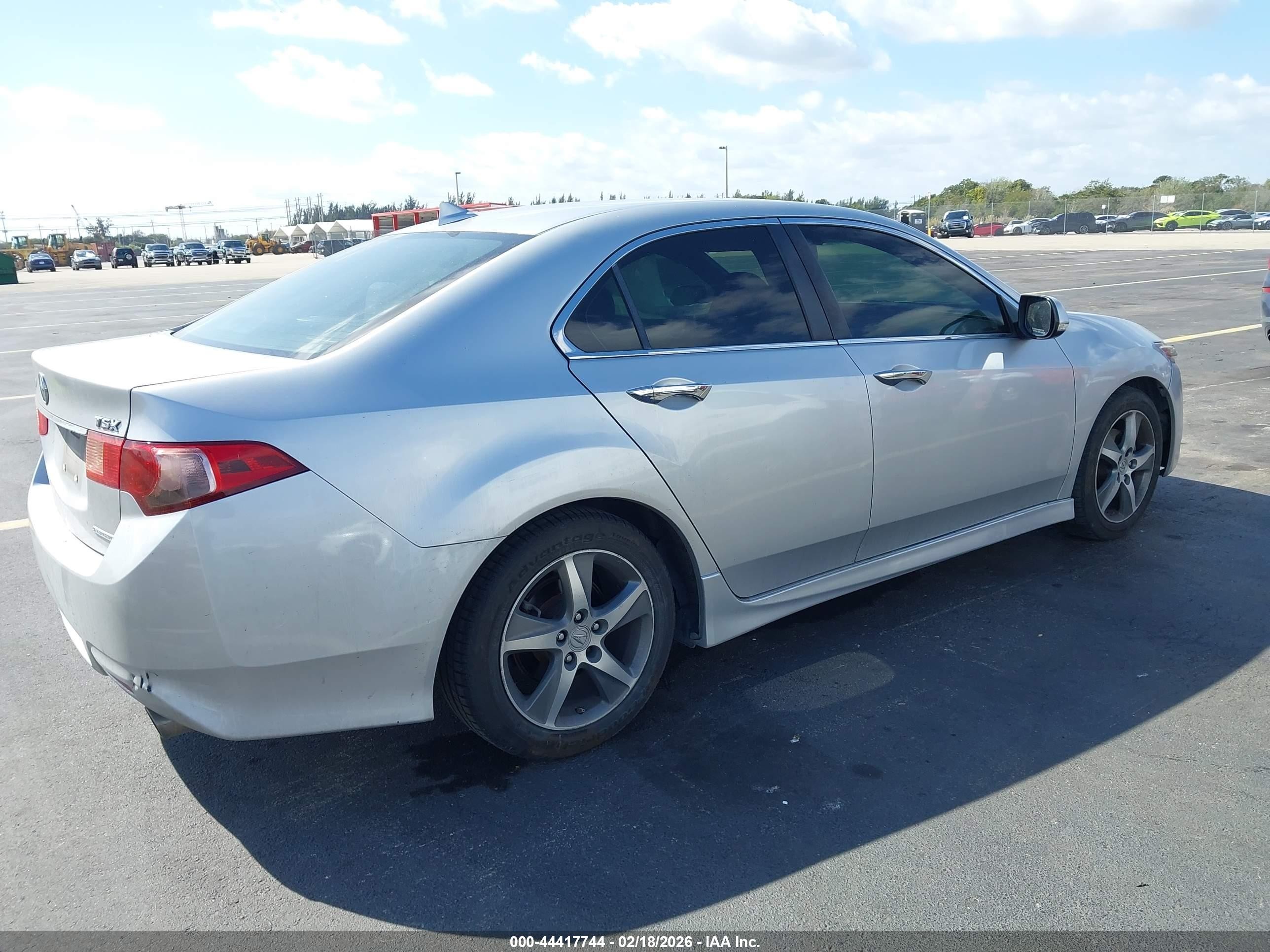 2012 Acura Tsx 2.4 Silver vin: JH4CU2F80CC003816