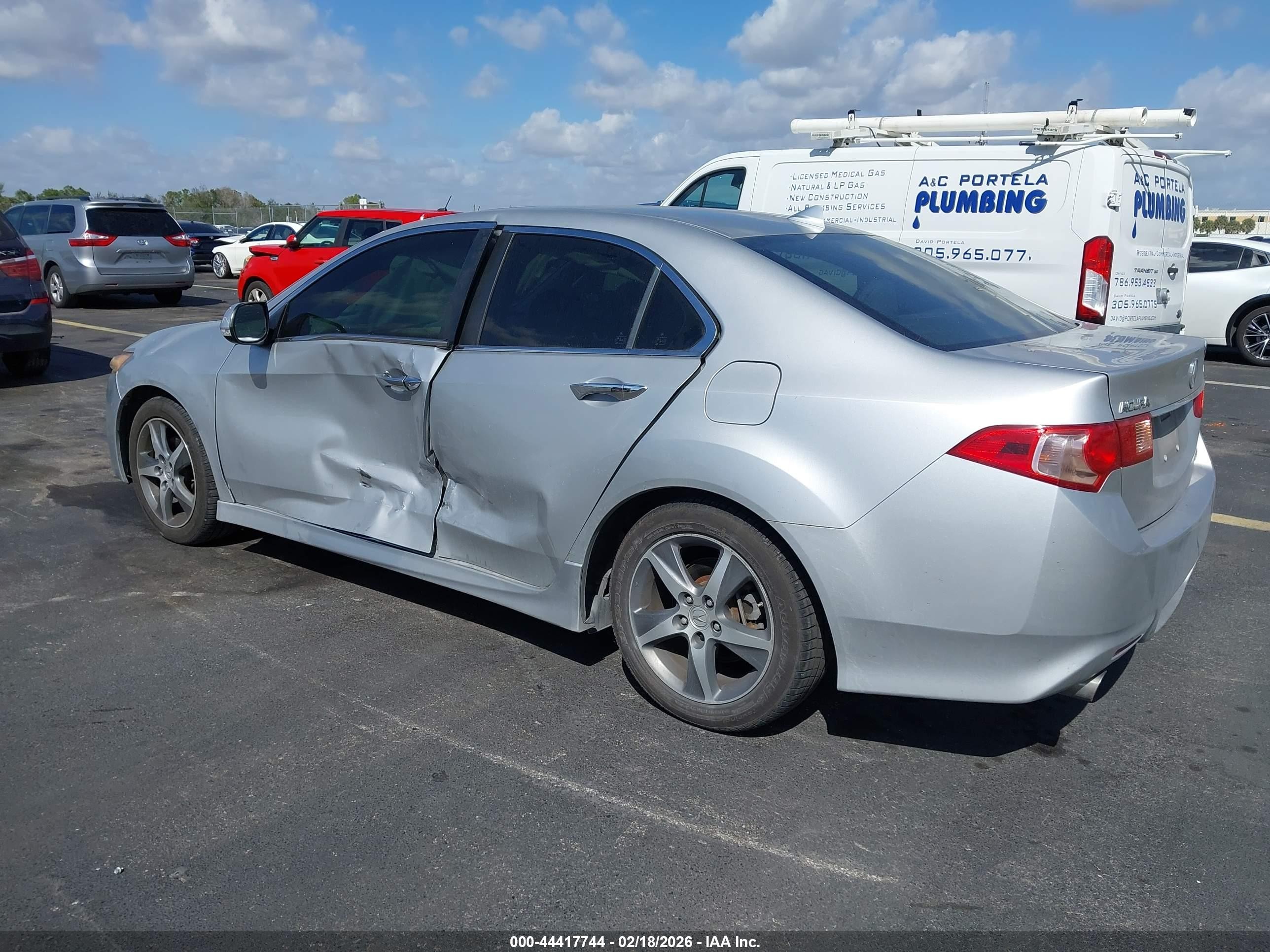 2012 Acura Tsx 2.4 Silver vin: JH4CU2F80CC003816