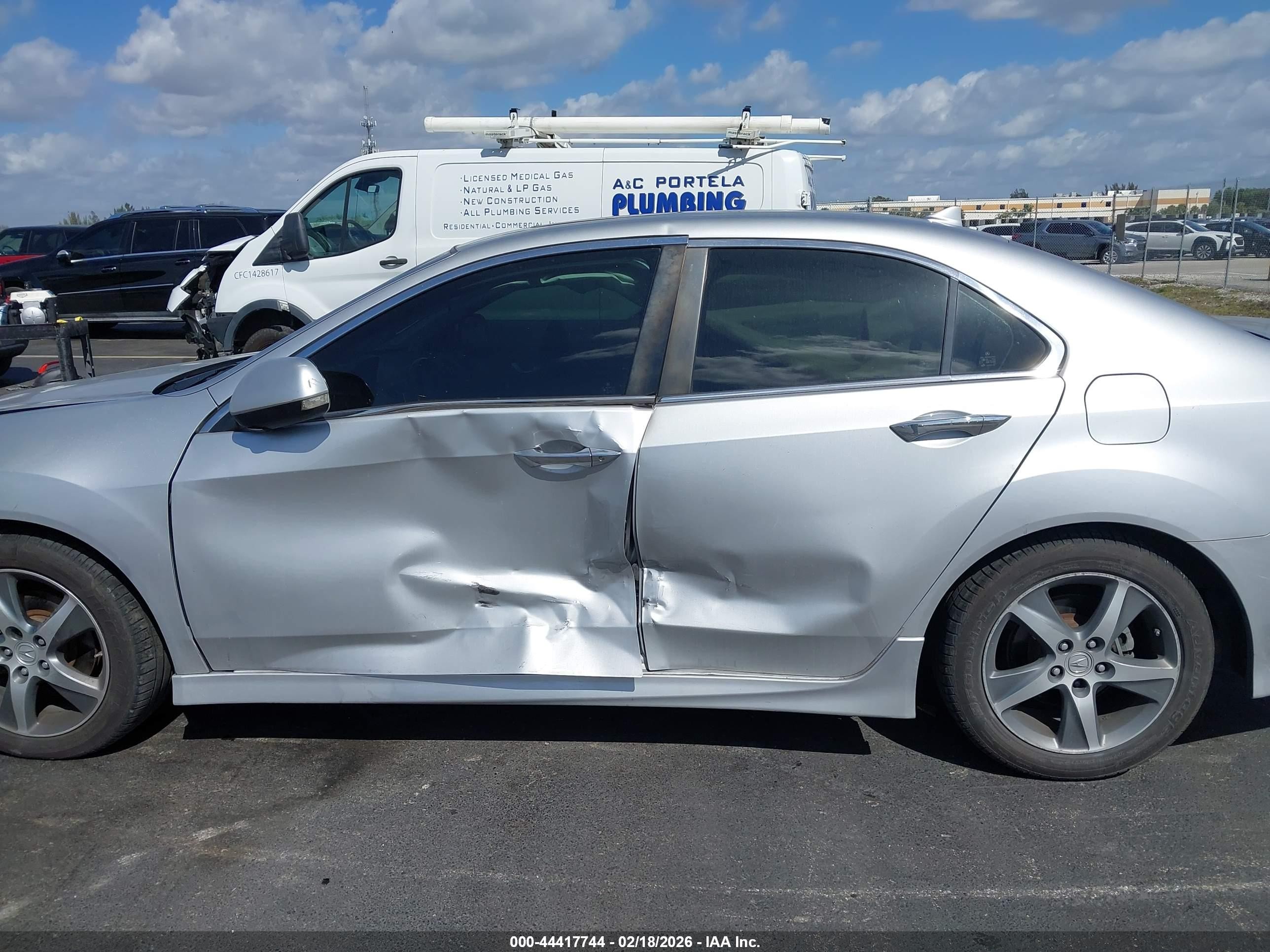 2012 Acura Tsx 2.4 Silver vin: JH4CU2F80CC003816