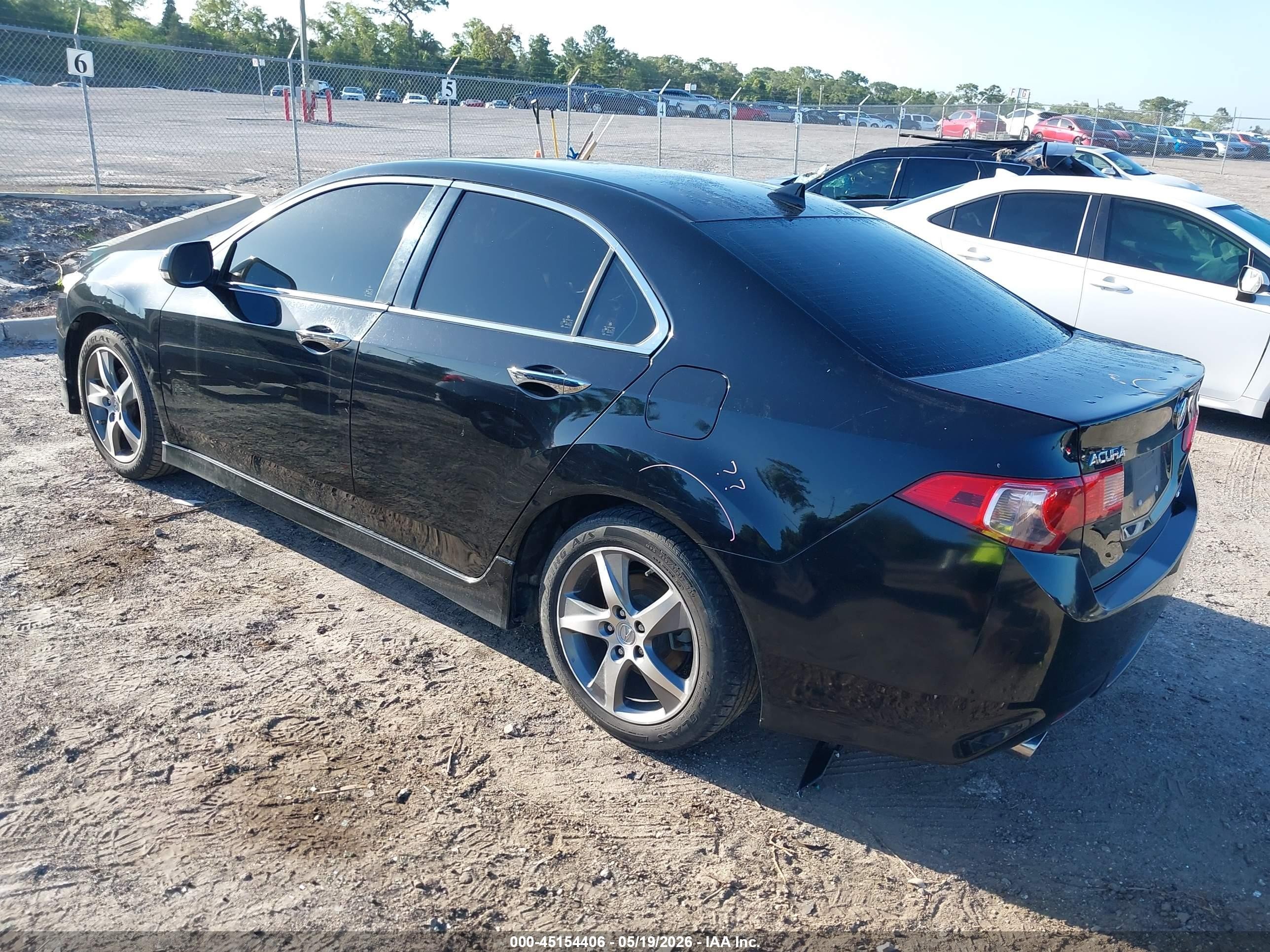 2012 Acura Tsx 2.4 Black vin: JH4CU2F80CC023337