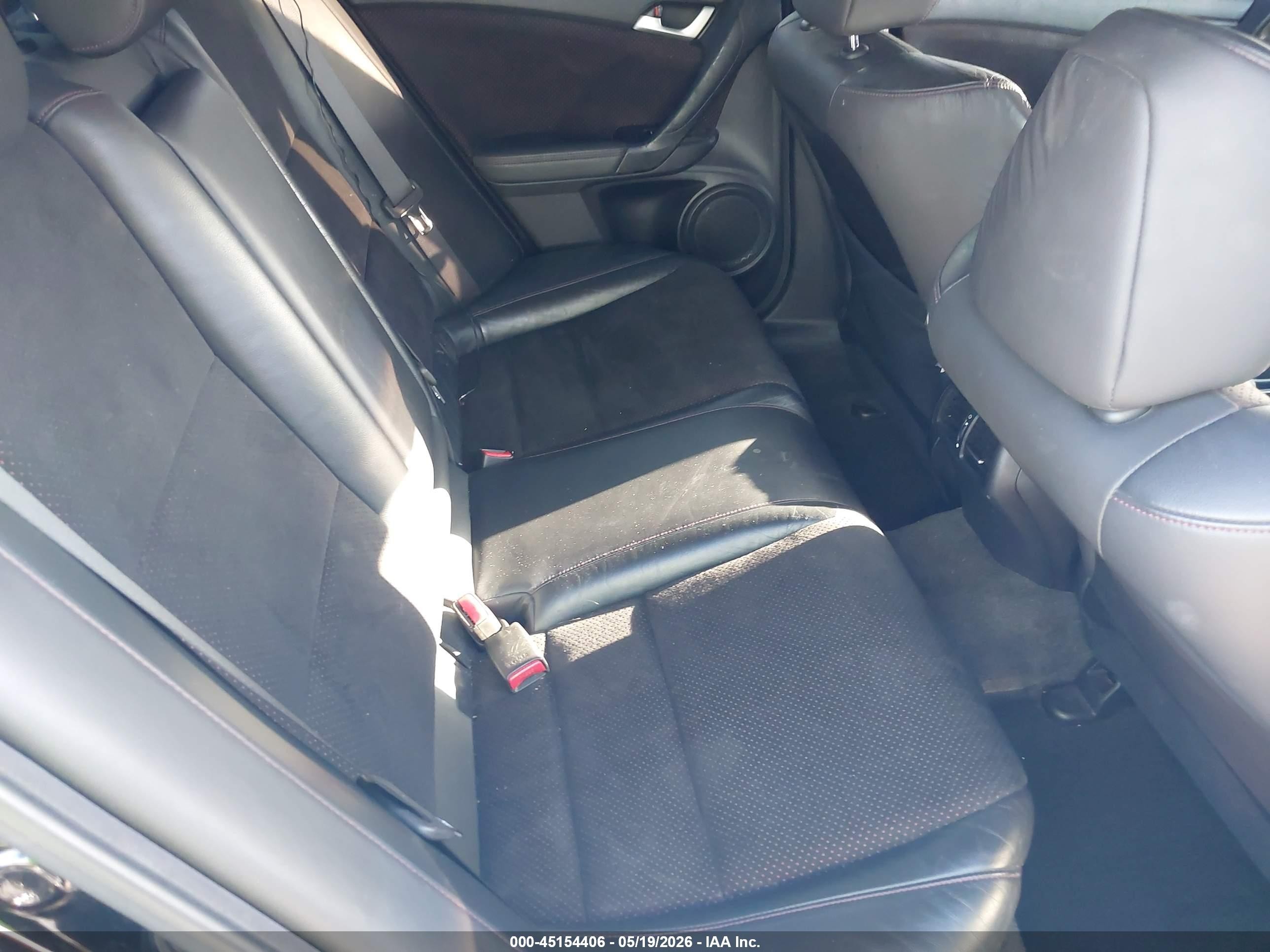 2012 Acura Tsx 2.4 Black vin: JH4CU2F80CC023337