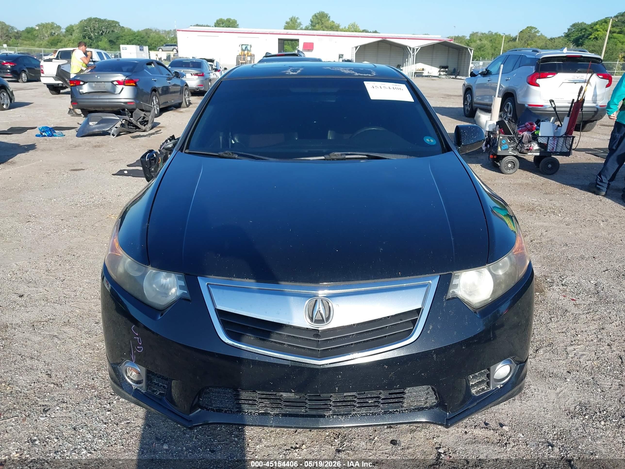 2012 Acura Tsx 2.4 Black vin: JH4CU2F80CC023337