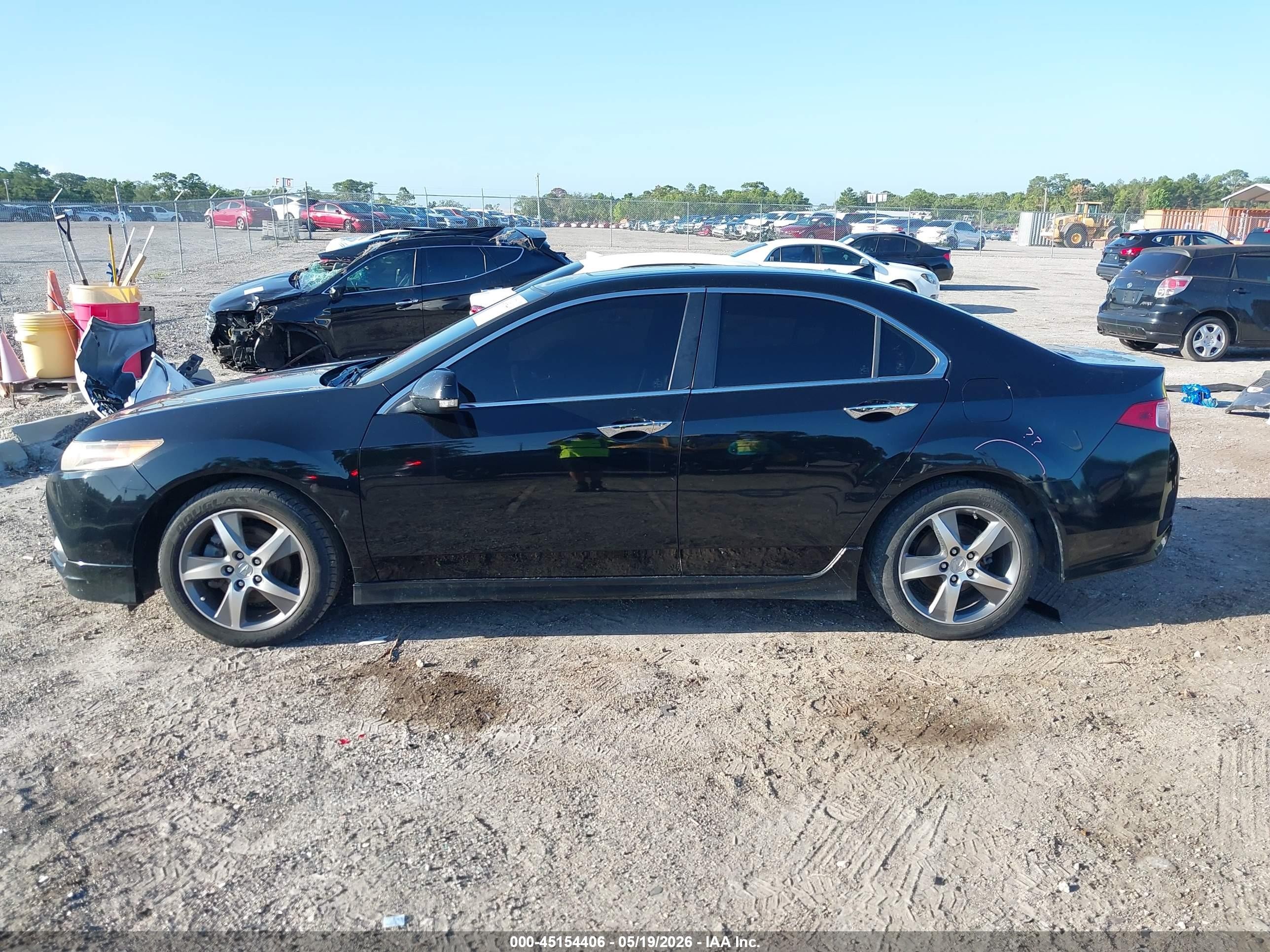 2012 Acura Tsx 2.4 Black vin: JH4CU2F80CC023337