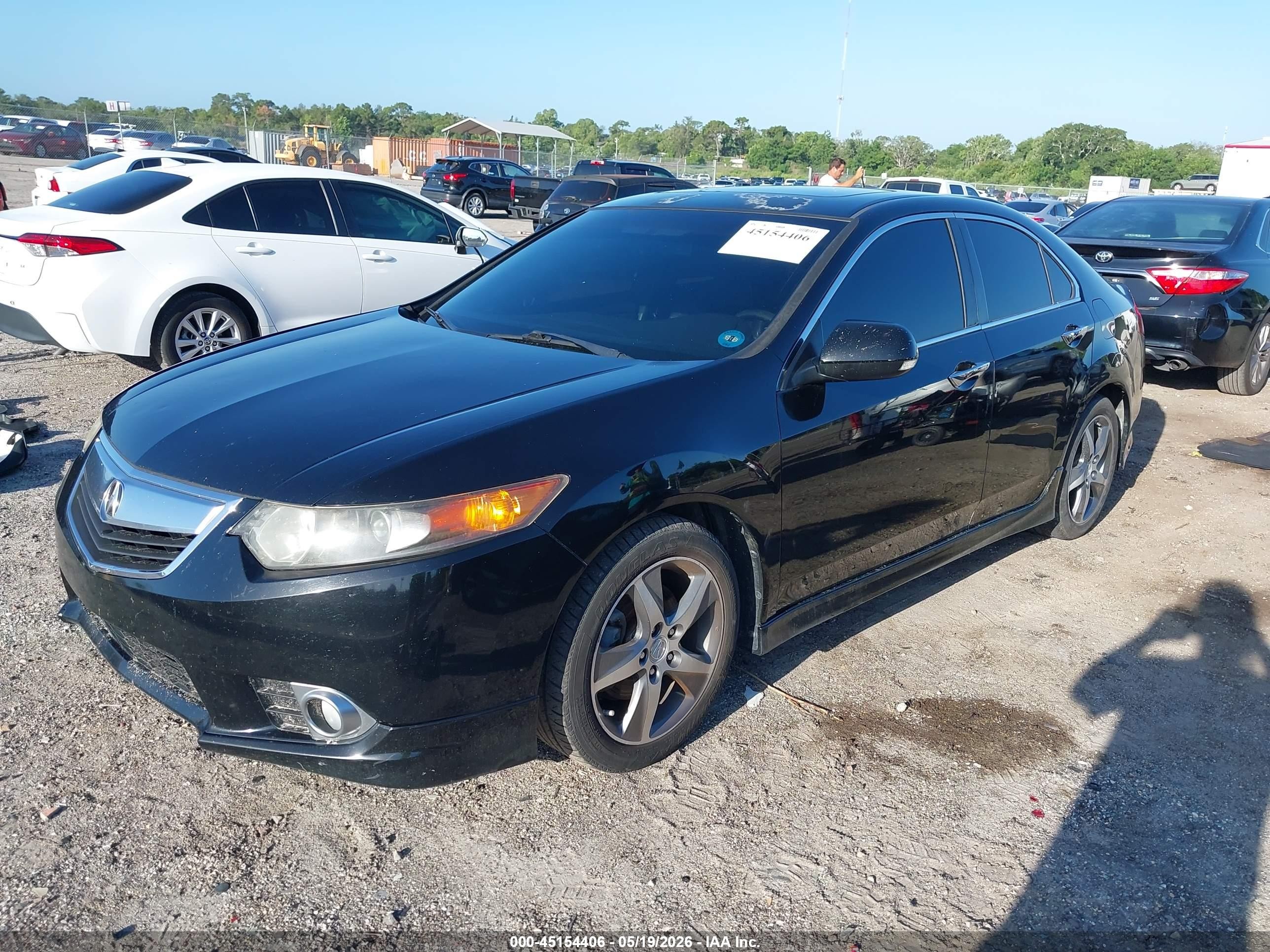 2012 Acura Tsx 2.4 Black vin: JH4CU2F80CC023337