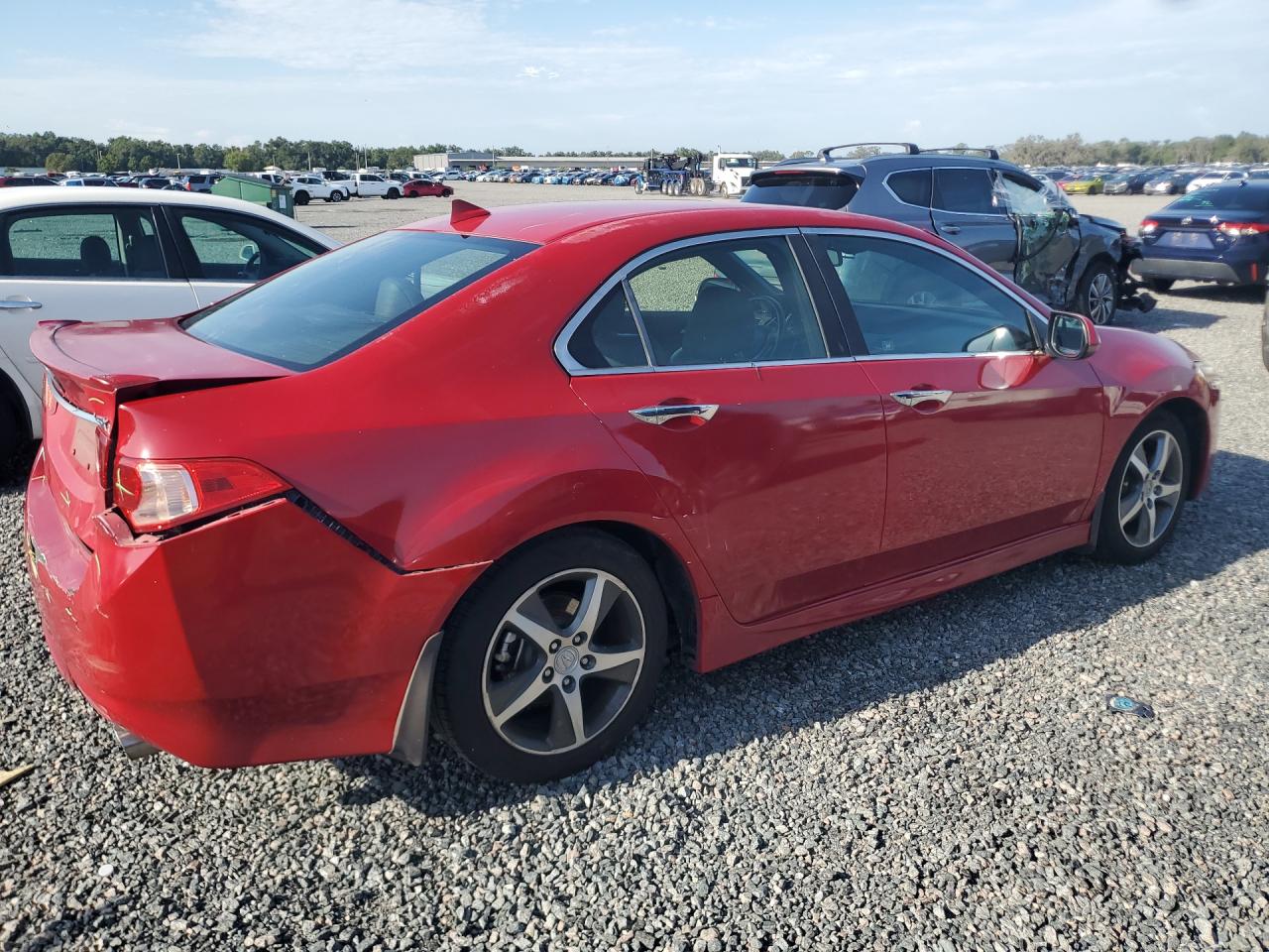 2012 Acura Tsx Se Red vin: JH4CU2F80CC026920