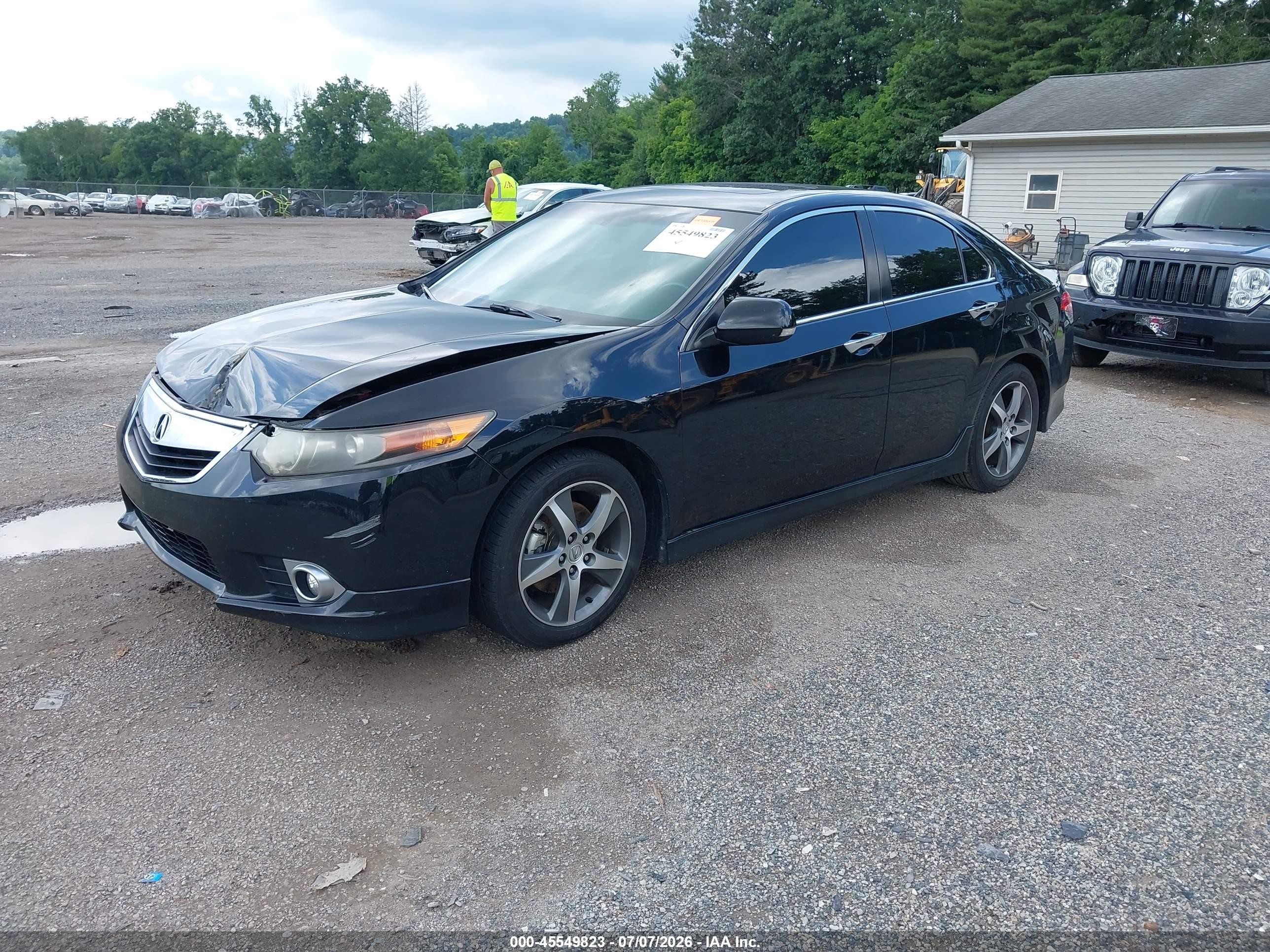 2012 Acura Tsx 2.4 Черный vin: JH4CU2F80CC029929