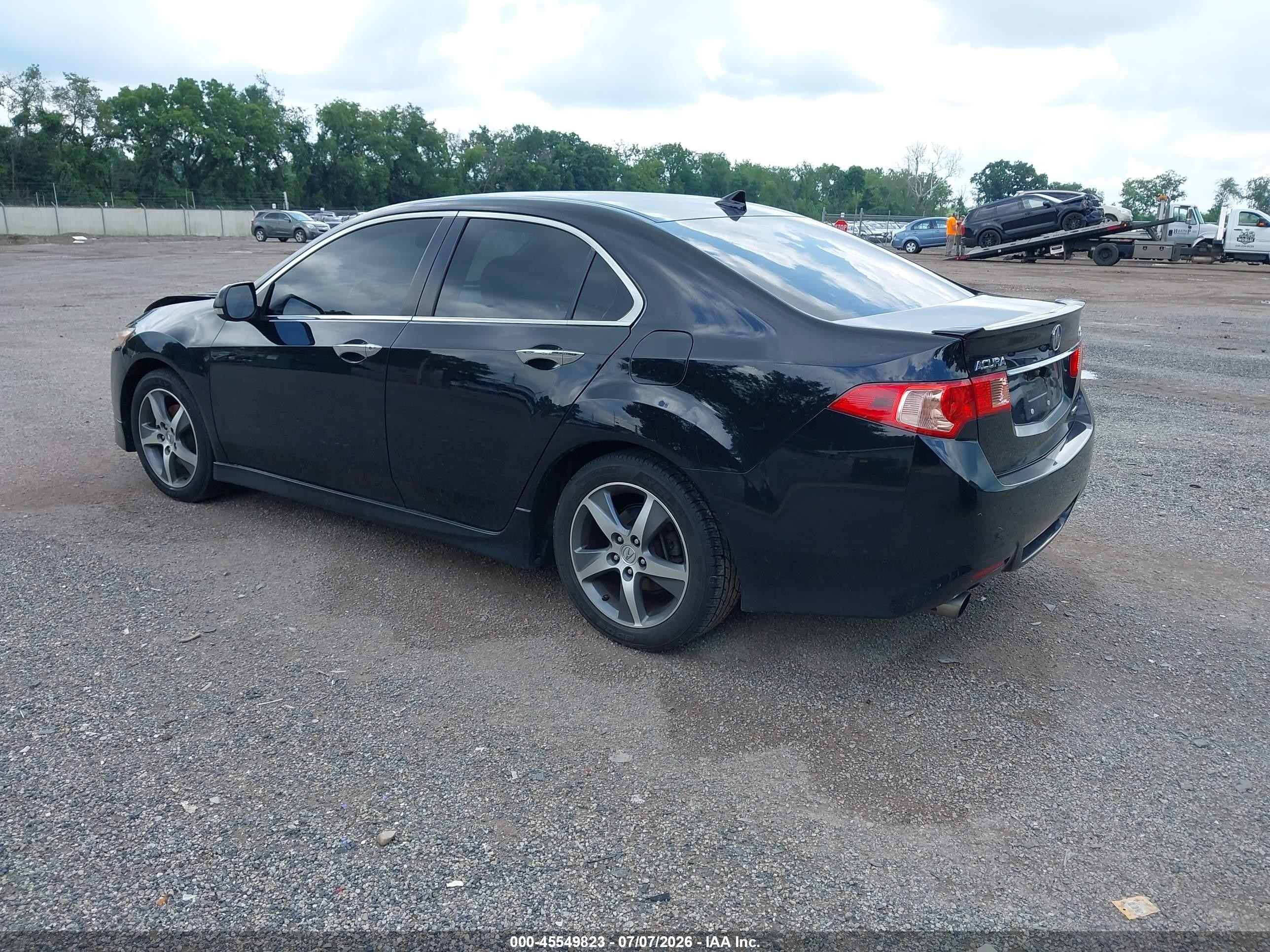 2012 Acura Tsx 2.4 Черный vin: JH4CU2F80CC029929