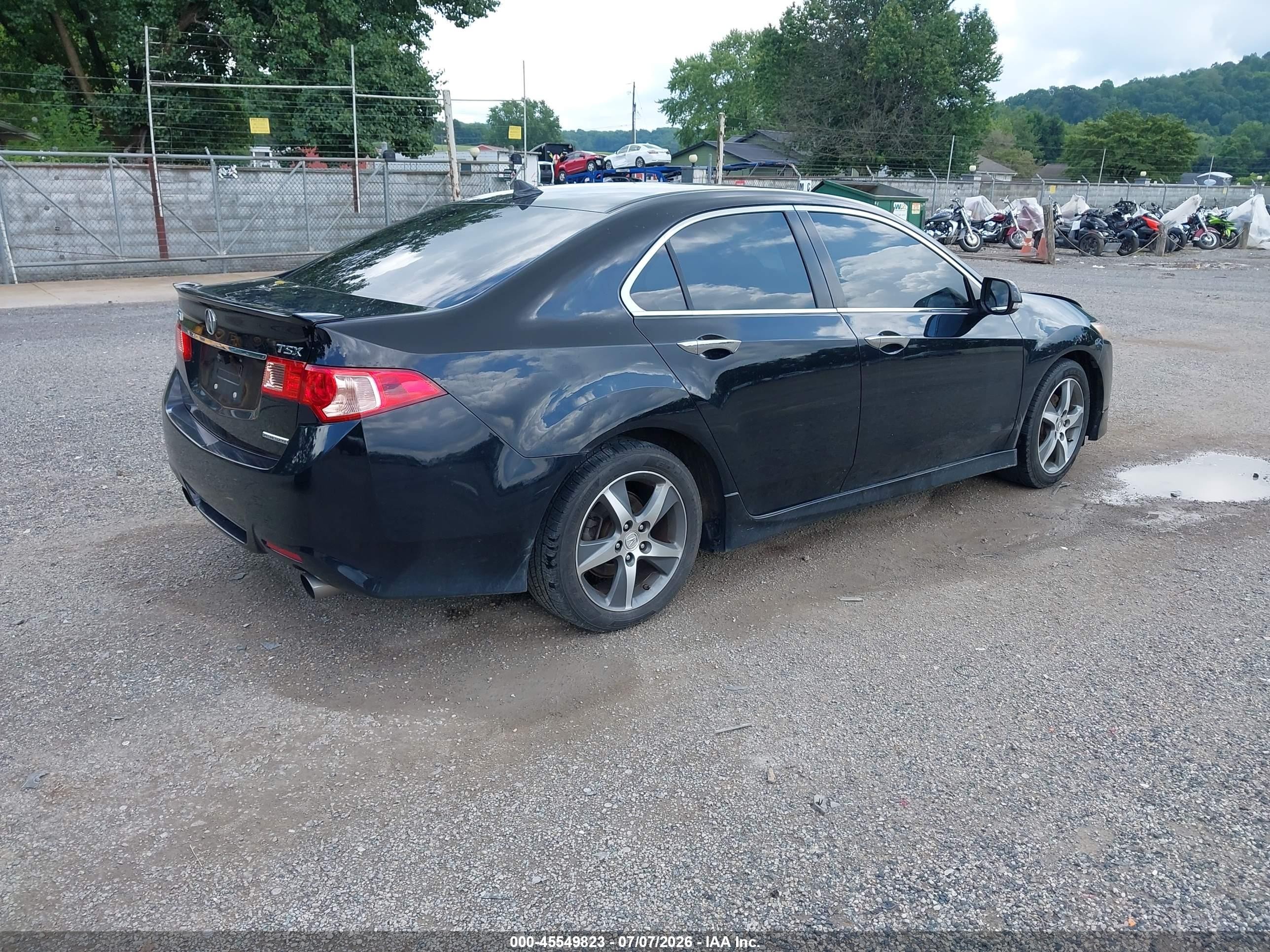 2012 Acura Tsx 2.4 Черный vin: JH4CU2F80CC029929