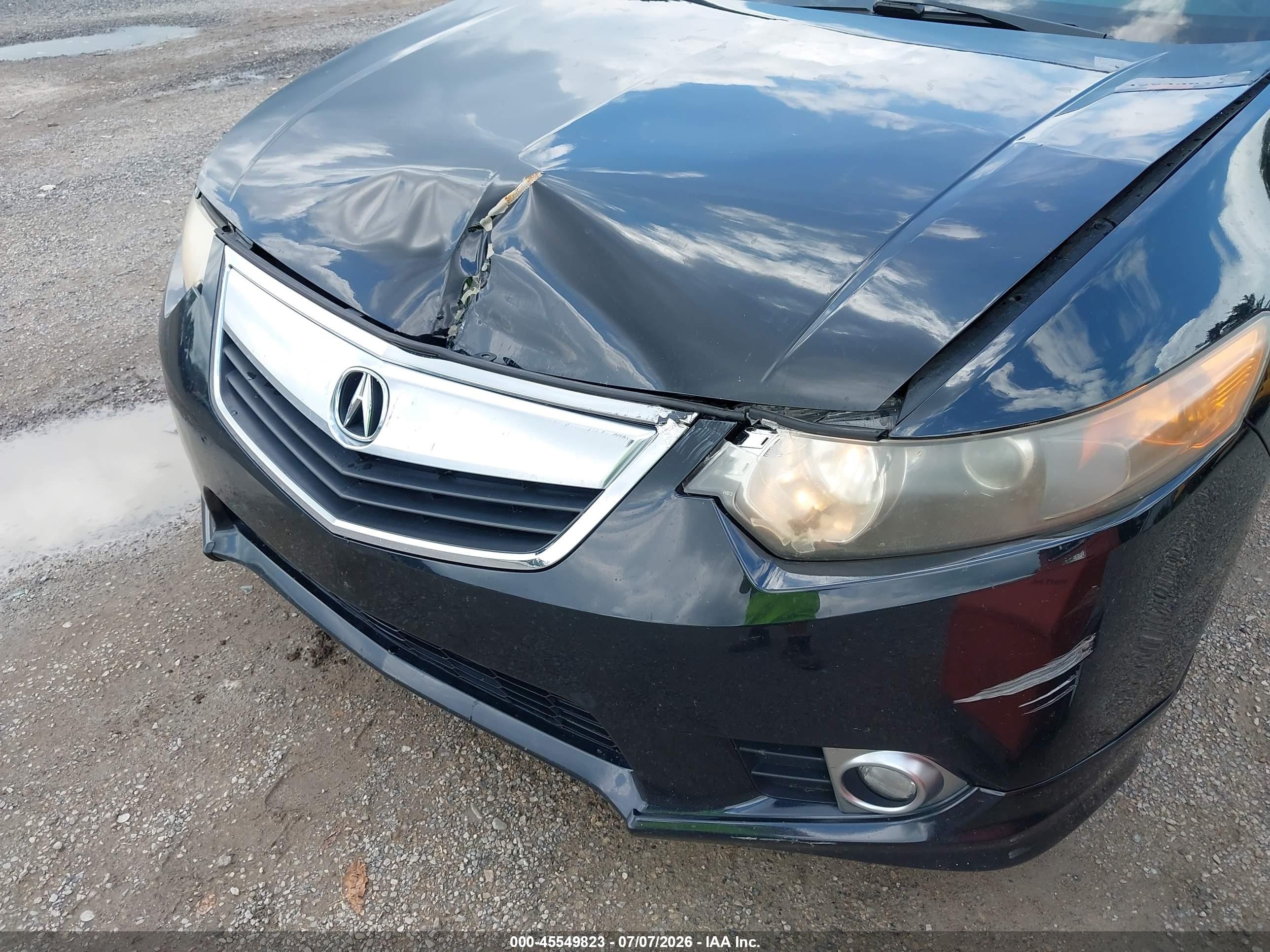 2012 Acura Tsx 2.4 Черный vin: JH4CU2F80CC029929