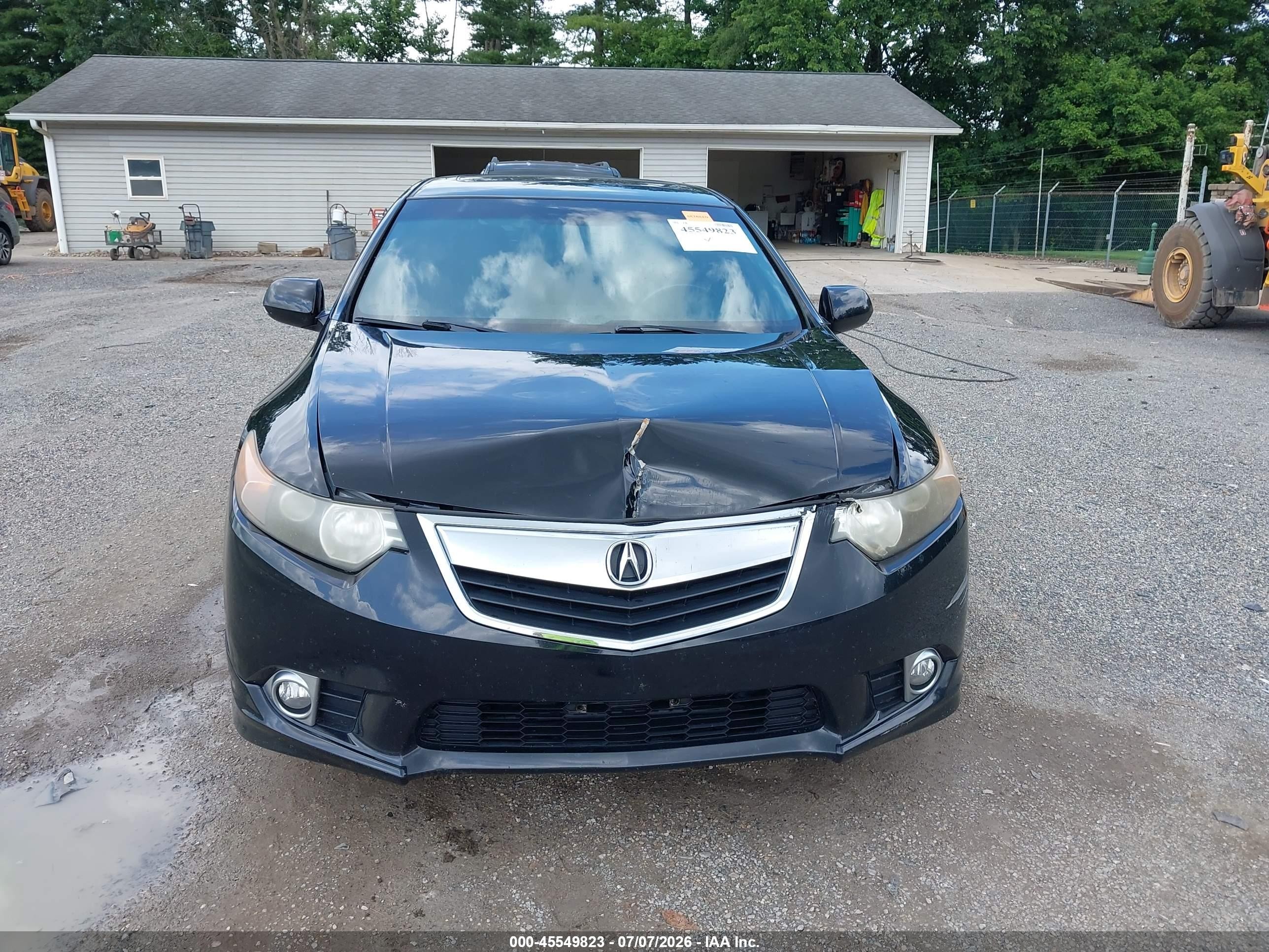 2012 Acura Tsx 2.4 Черный vin: JH4CU2F80CC029929