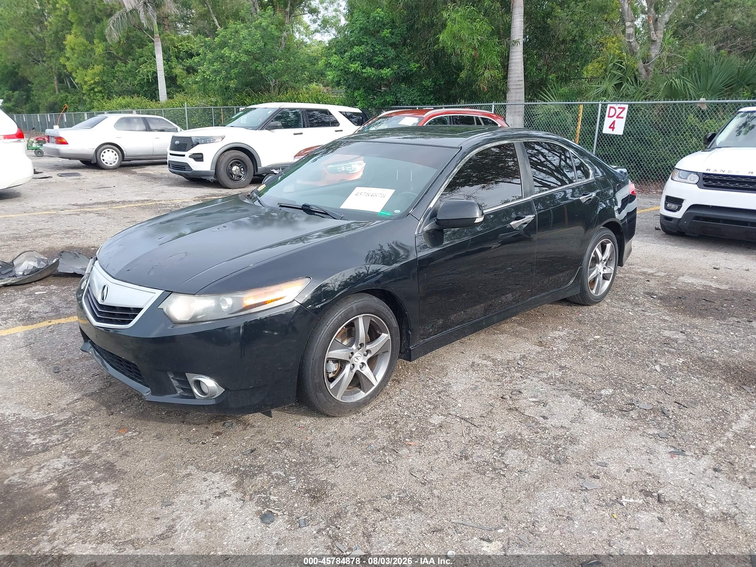 2013 Acura Tsx 2.4 Black vin: JH4CU2F80DC006538