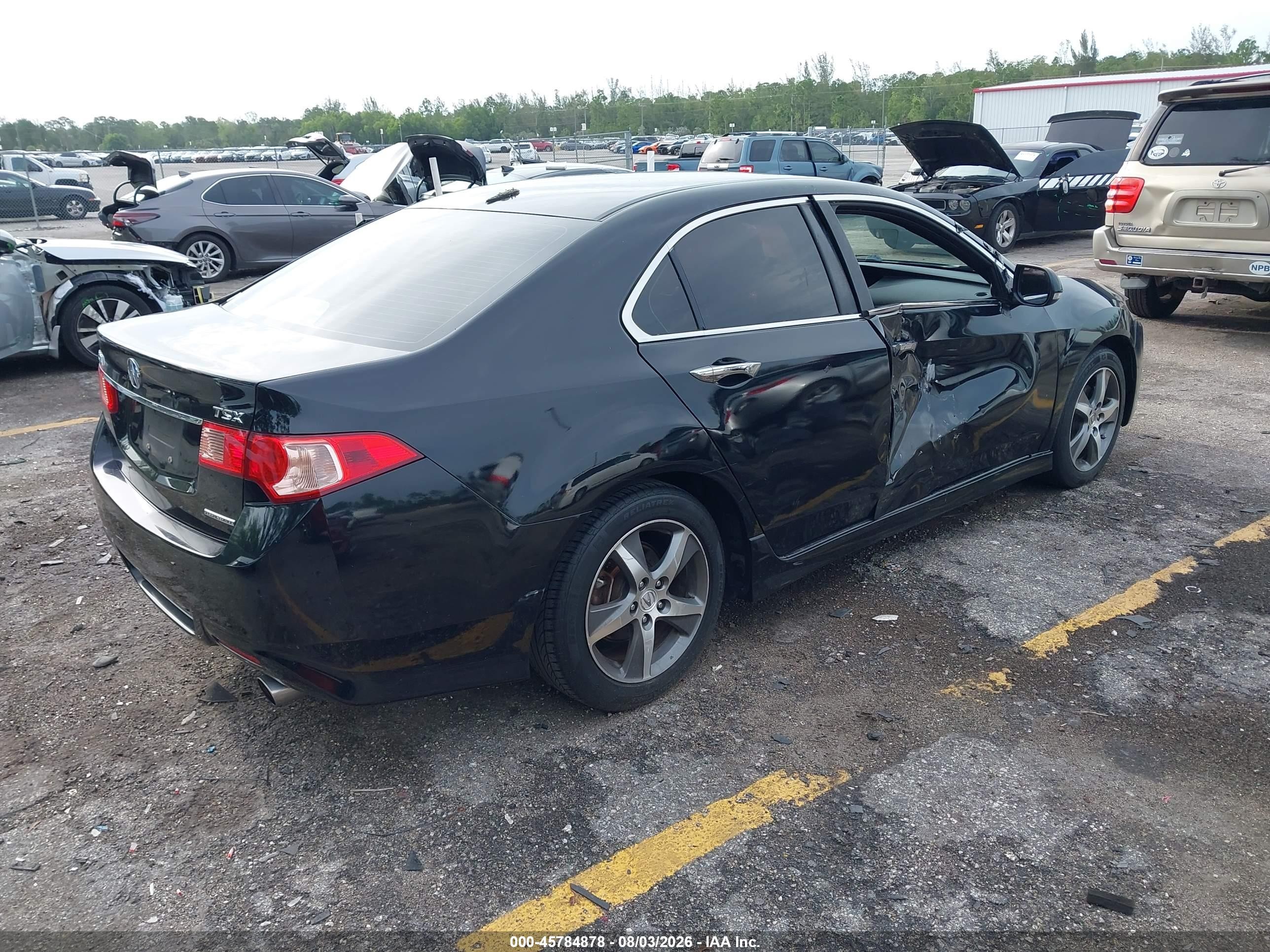 2013 Acura Tsx 2.4 Black vin: JH4CU2F80DC006538