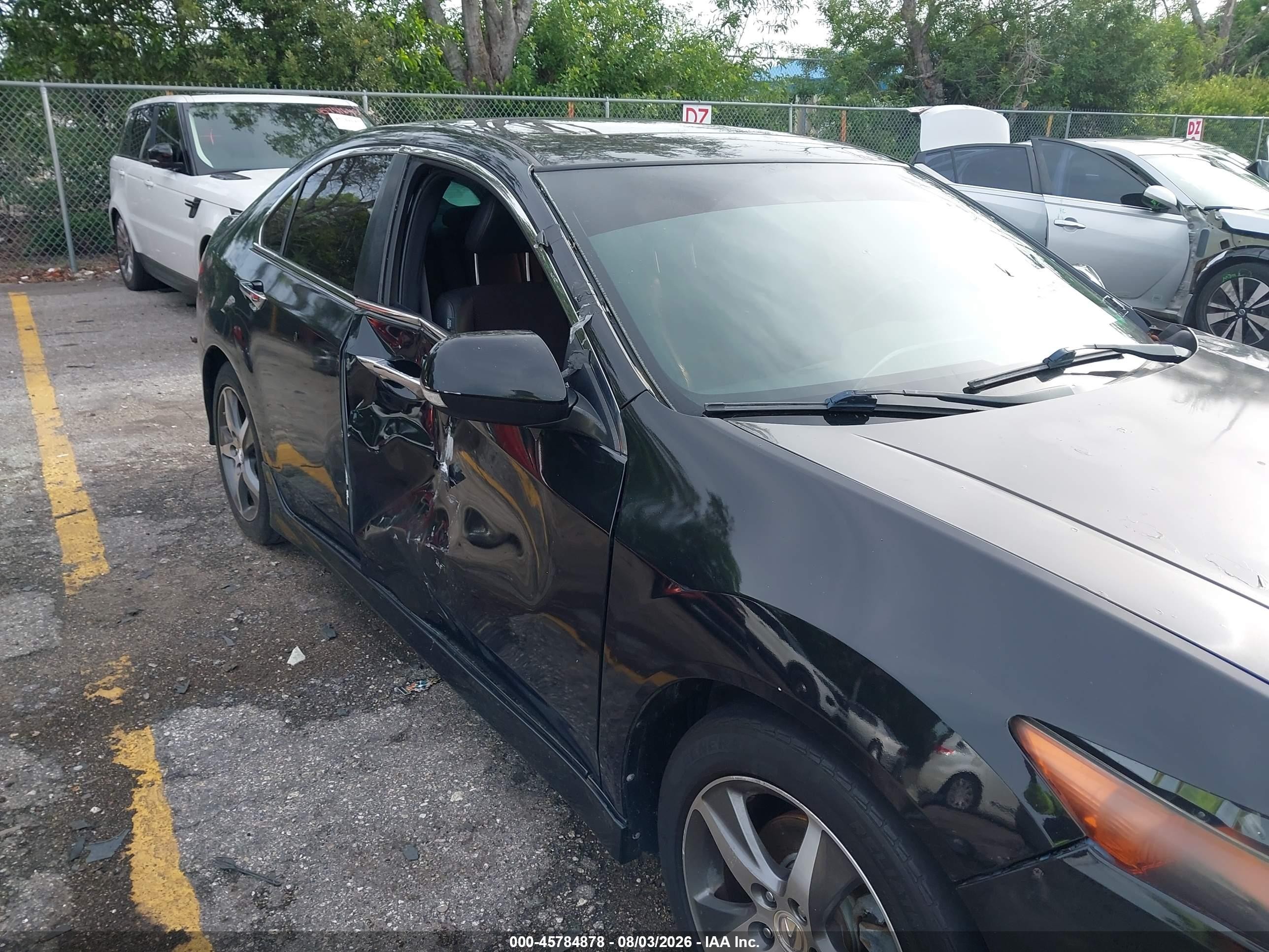 2013 Acura Tsx 2.4 Black vin: JH4CU2F80DC006538
