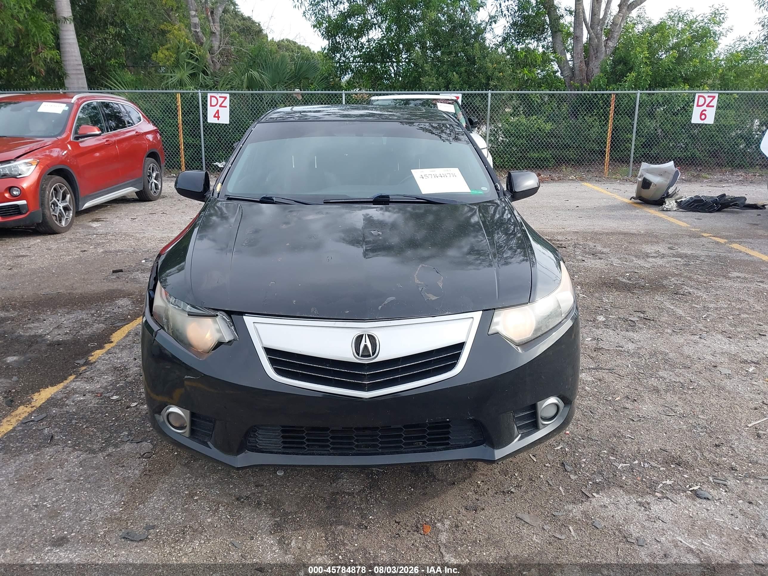 2013 Acura Tsx 2.4 Black vin: JH4CU2F80DC006538