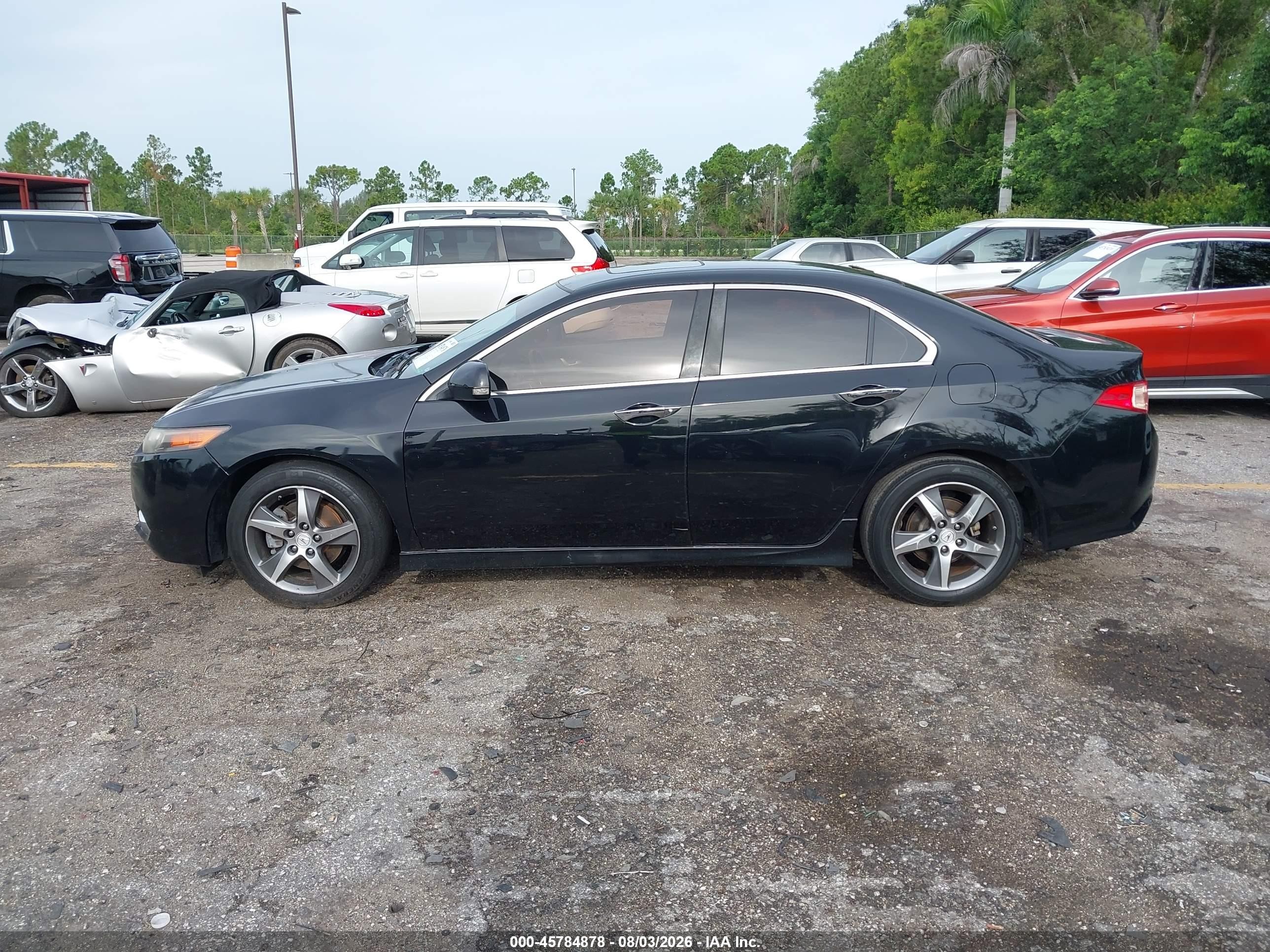 2013 Acura Tsx 2.4 Black vin: JH4CU2F80DC006538