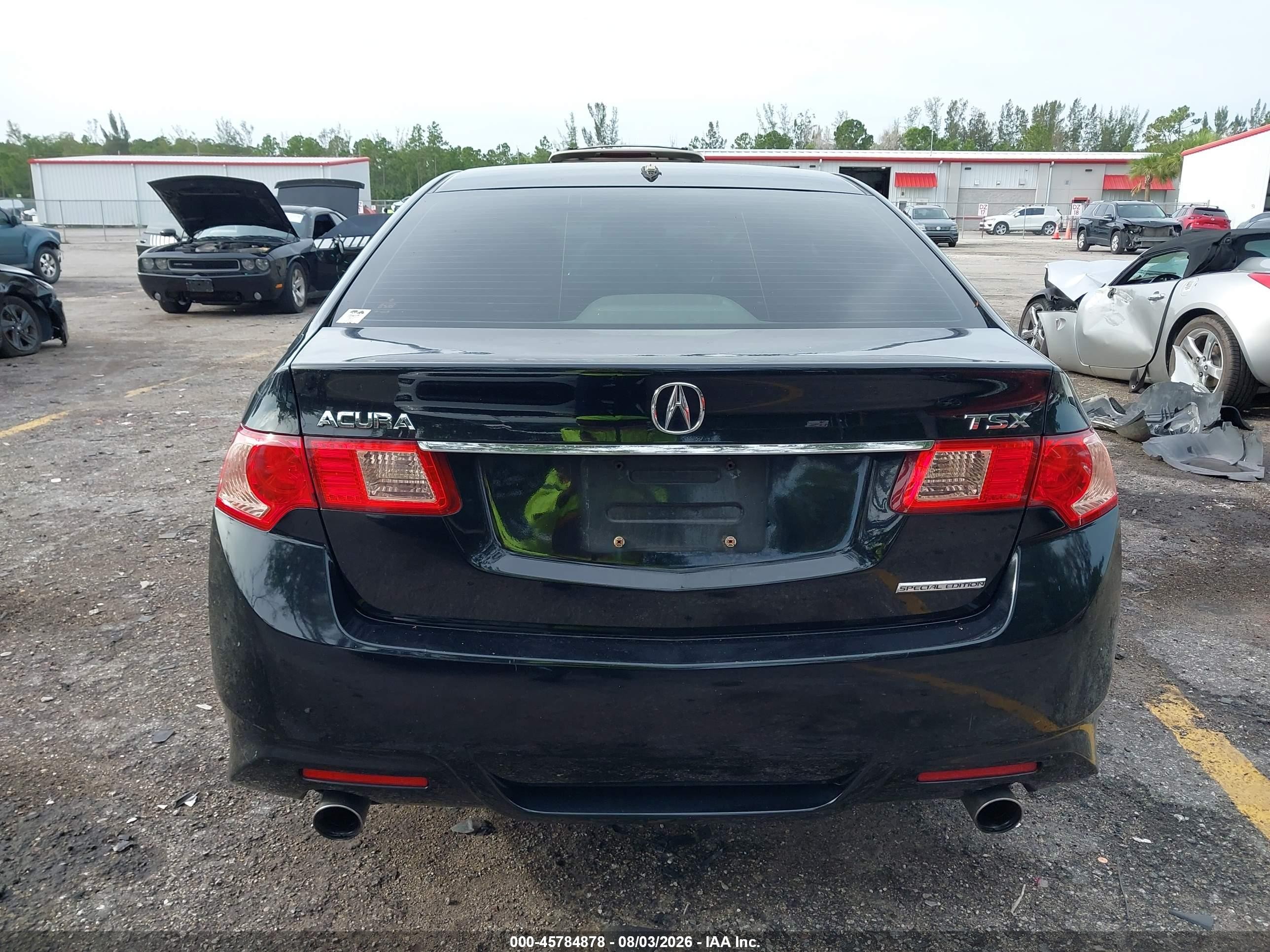 2013 Acura Tsx 2.4 Black vin: JH4CU2F80DC006538