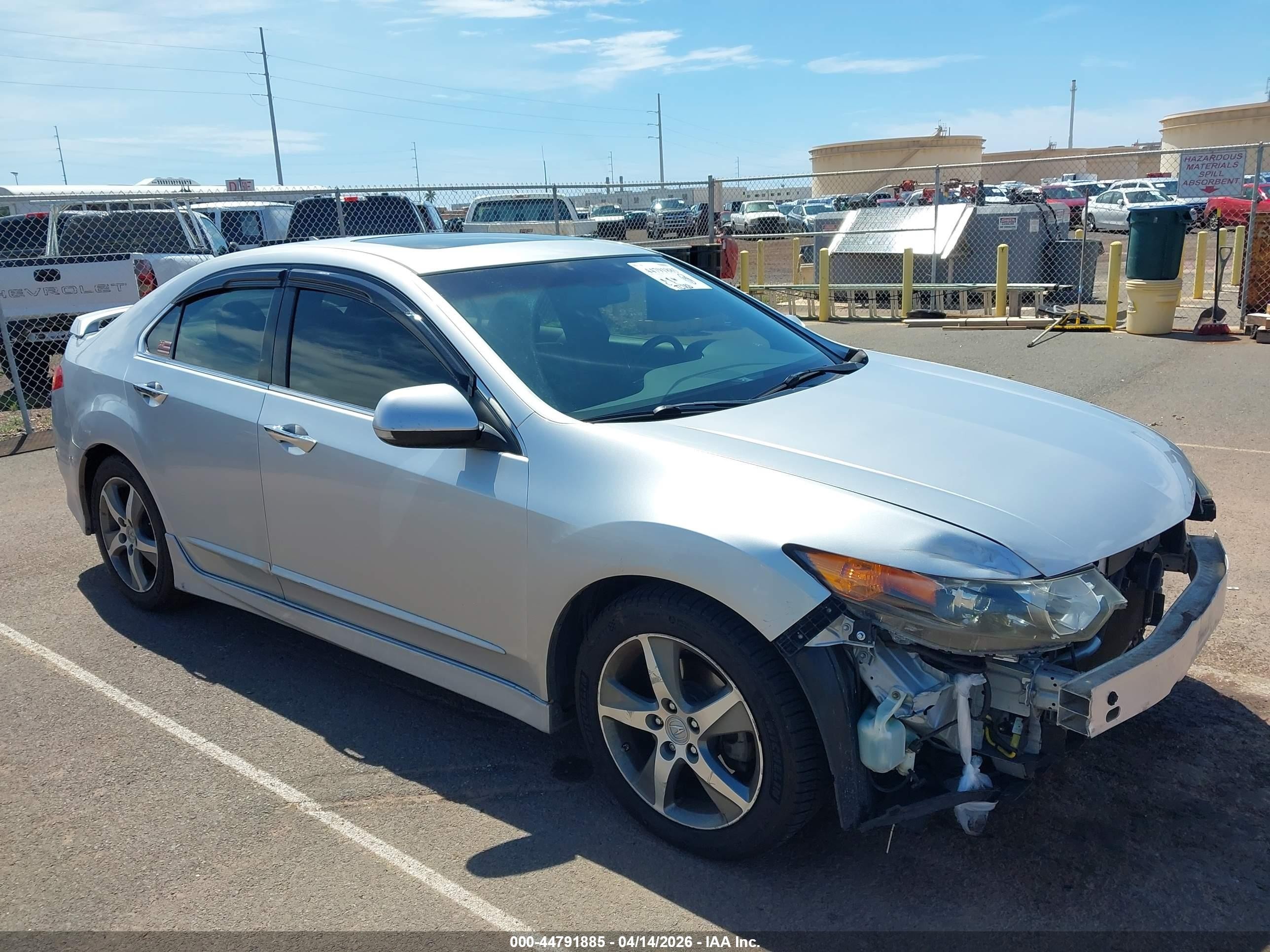 2013 Acura Tsx 2.4 Silver vin: JH4CU2F80DC008466