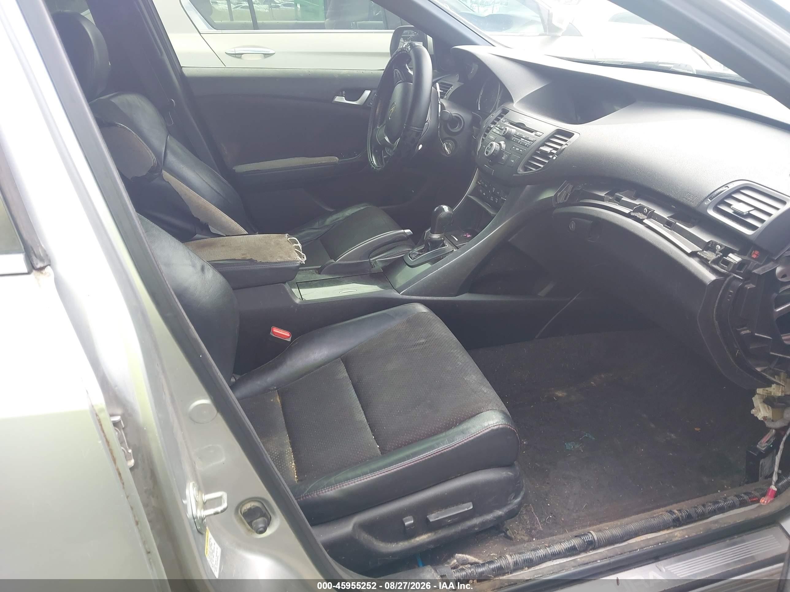 2012 Acura Tsx 2.4 Silver vin: JH4CU2F81CC013805