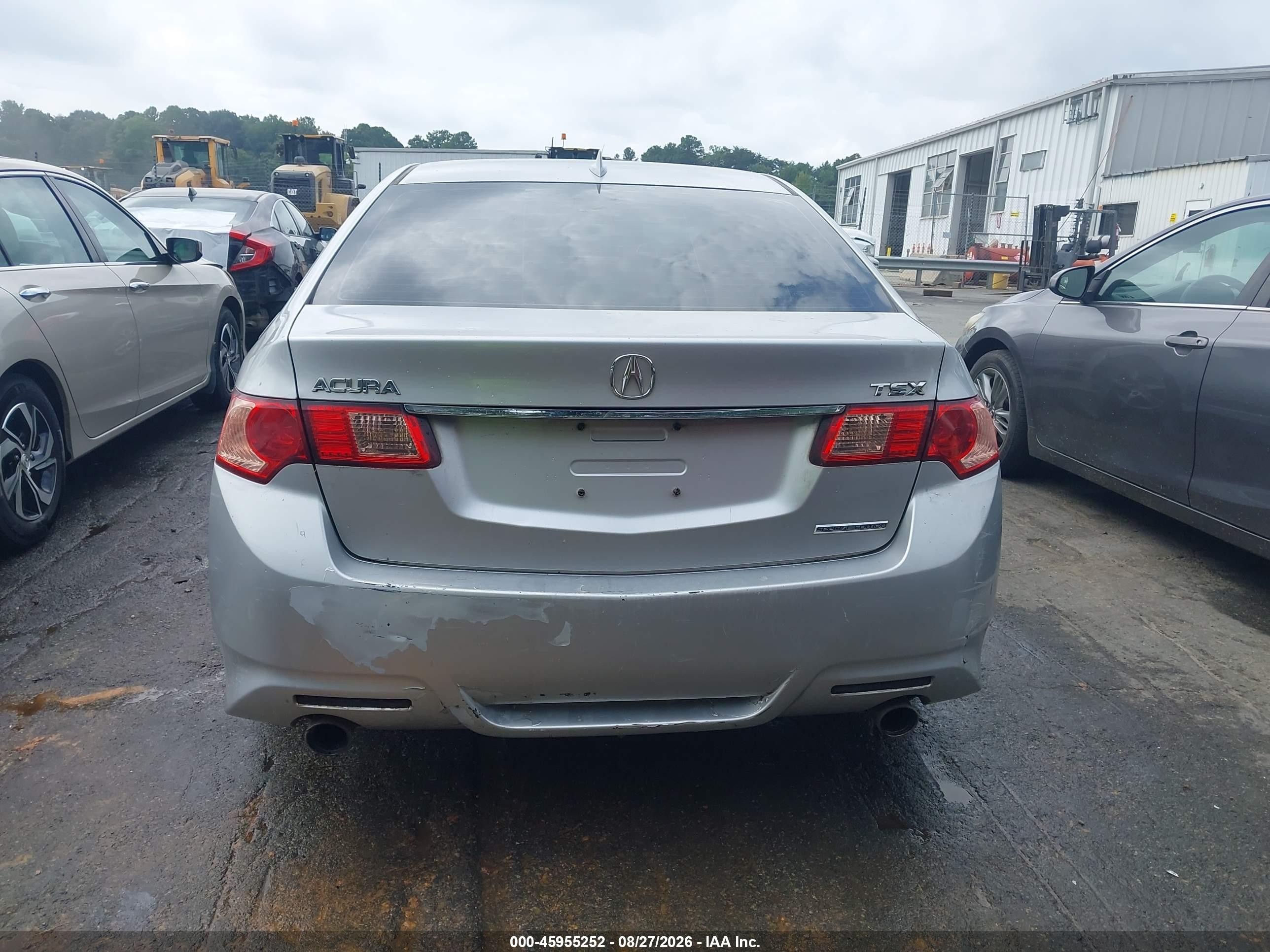 2012 Acura Tsx 2.4 Silver vin: JH4CU2F81CC013805