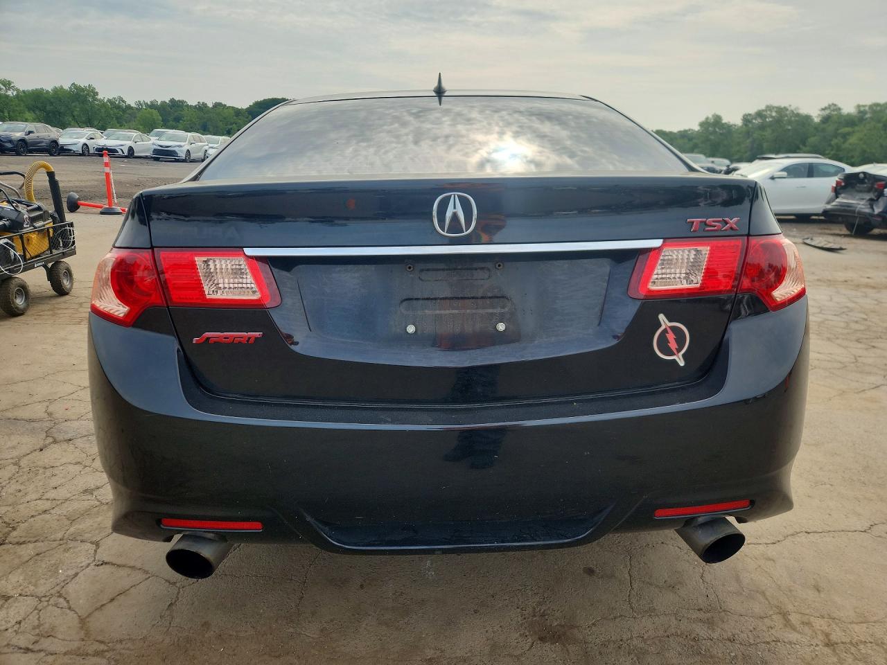 2012 Acura Tsx Se Black vin: JH4CU2F81CC019734