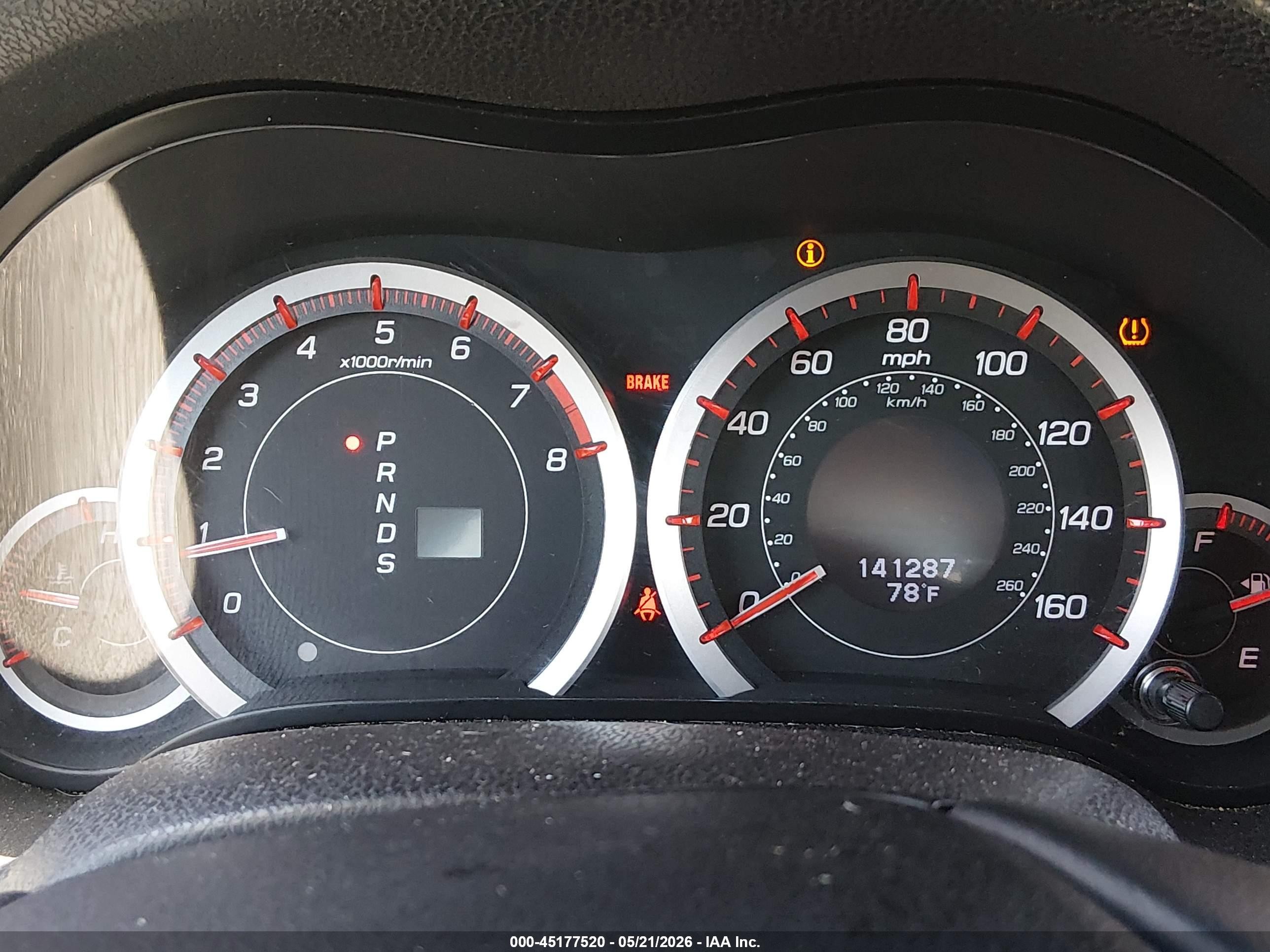 2012 Acura Tsx 2.4 Red vin: JH4CU2F82CC004367