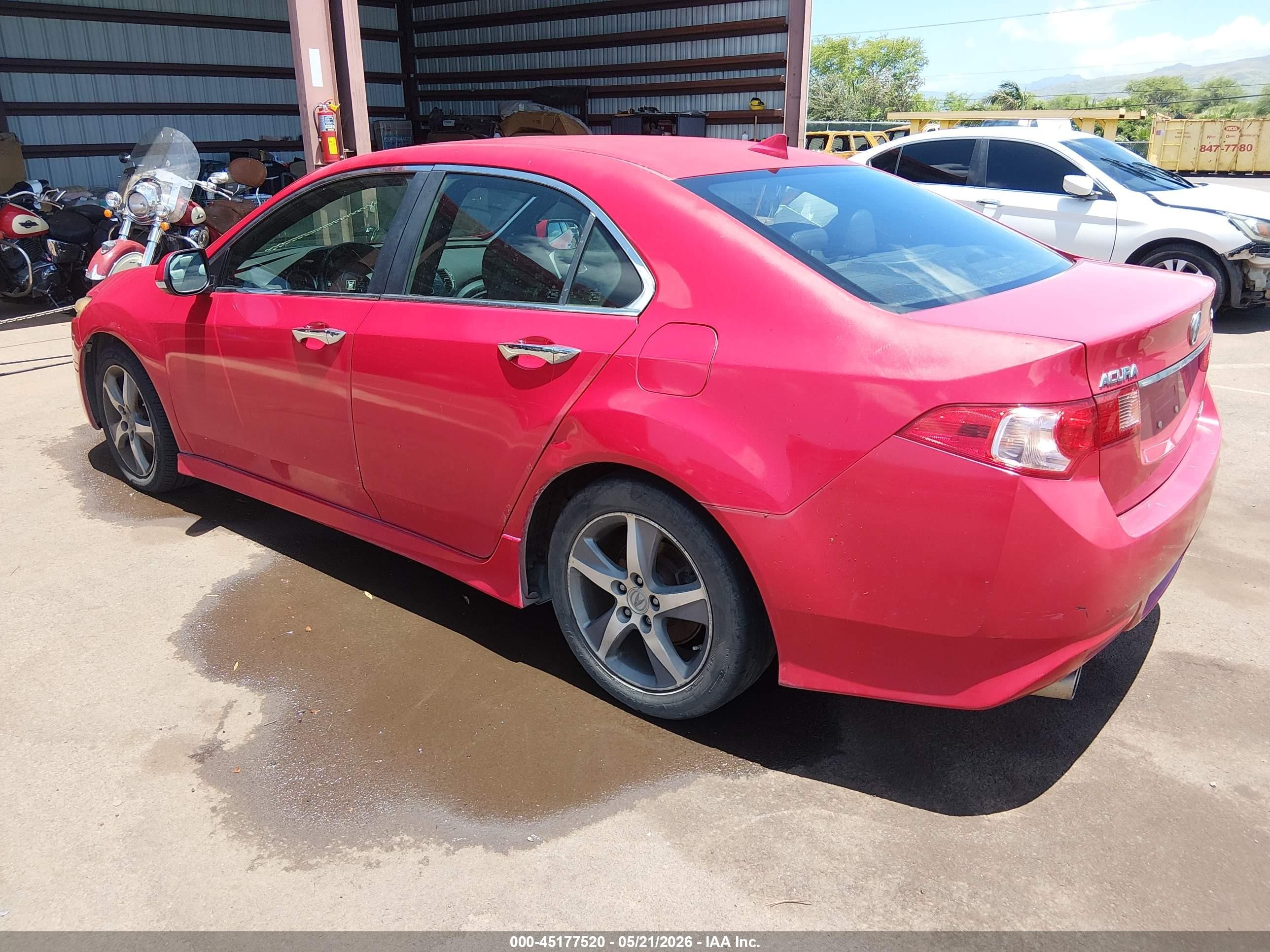 2012 Acura Tsx 2.4 Red vin: JH4CU2F82CC004367
