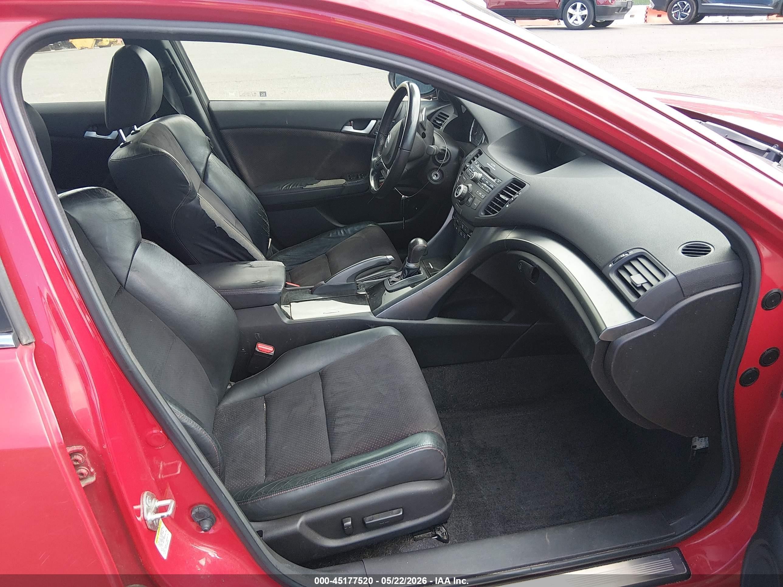 2012 Acura Tsx 2.4 Red vin: JH4CU2F82CC004367