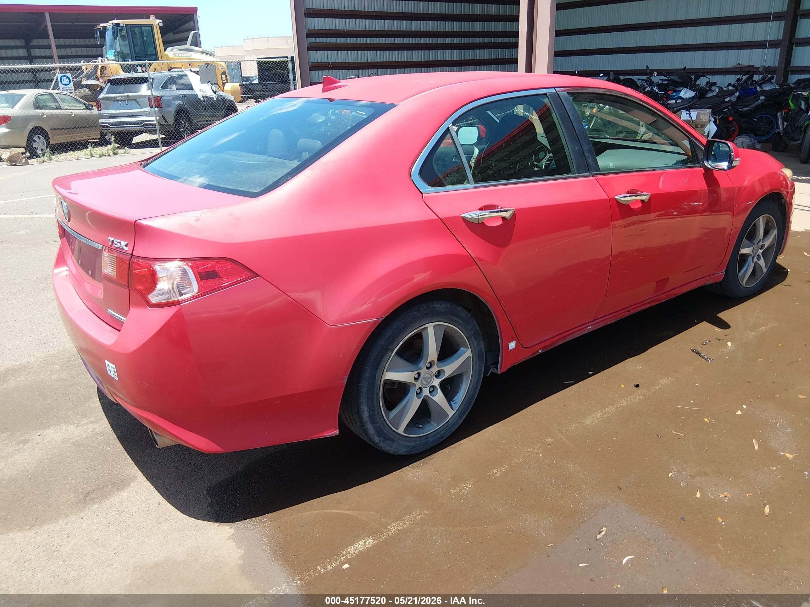 2012 Acura Tsx 2.4 Red vin: JH4CU2F82CC004367