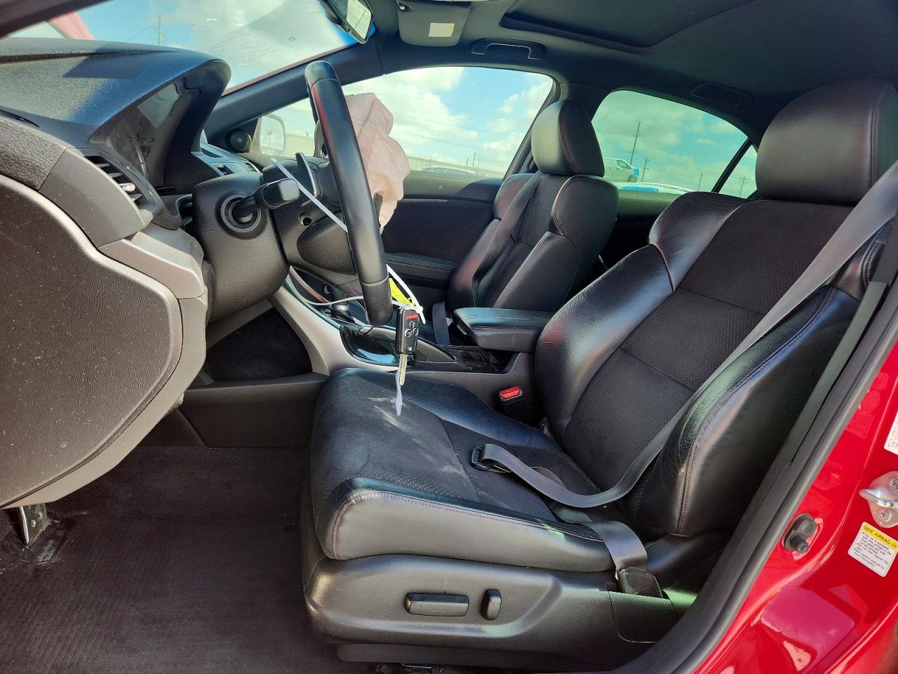 2012 Acura Tsx Se Red vin: JH4CU2F82CC028586