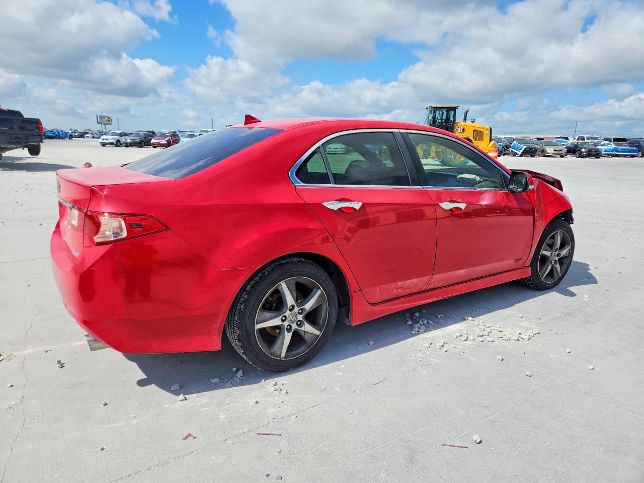 2012 Acura Tsx Se Red vin: JH4CU2F82CC028586