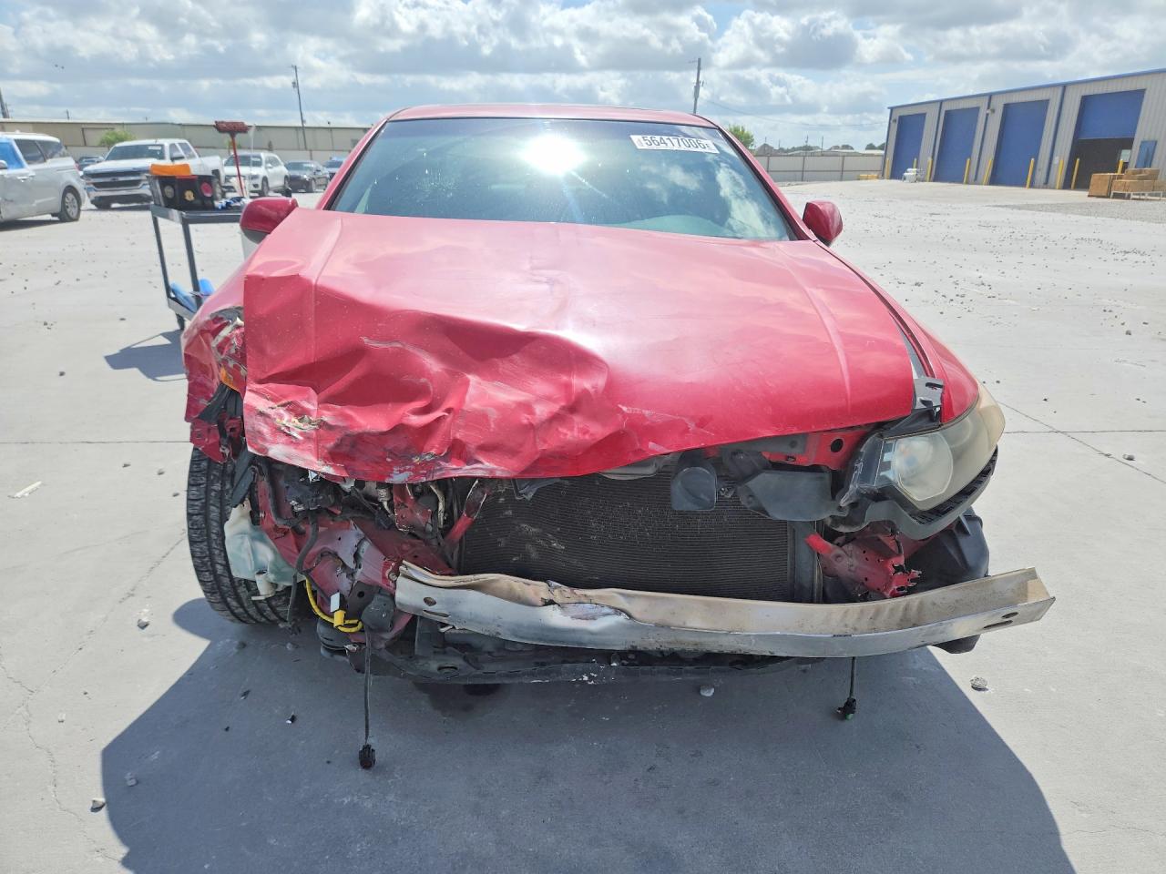 2012 Acura Tsx Se Red vin: JH4CU2F82CC028586