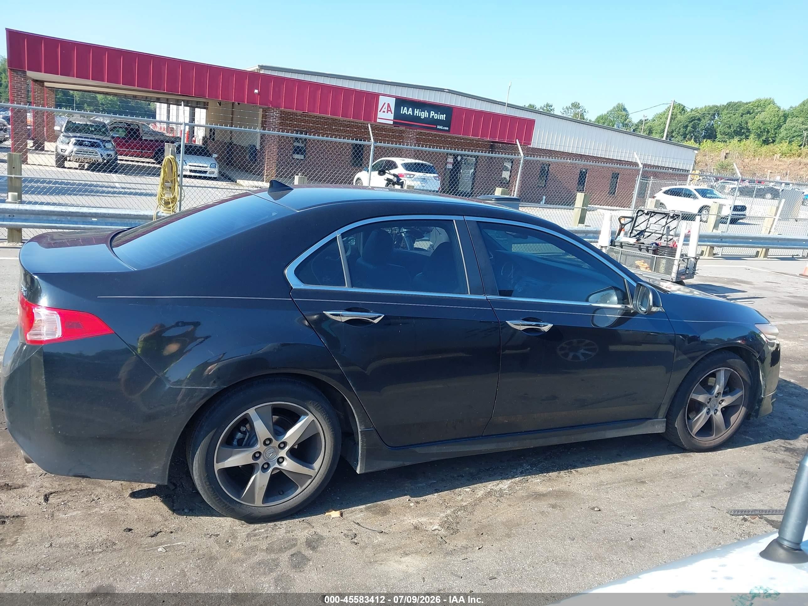 2012 Acura Tsx 2.4 Black vin: JH4CU2F83CC011022