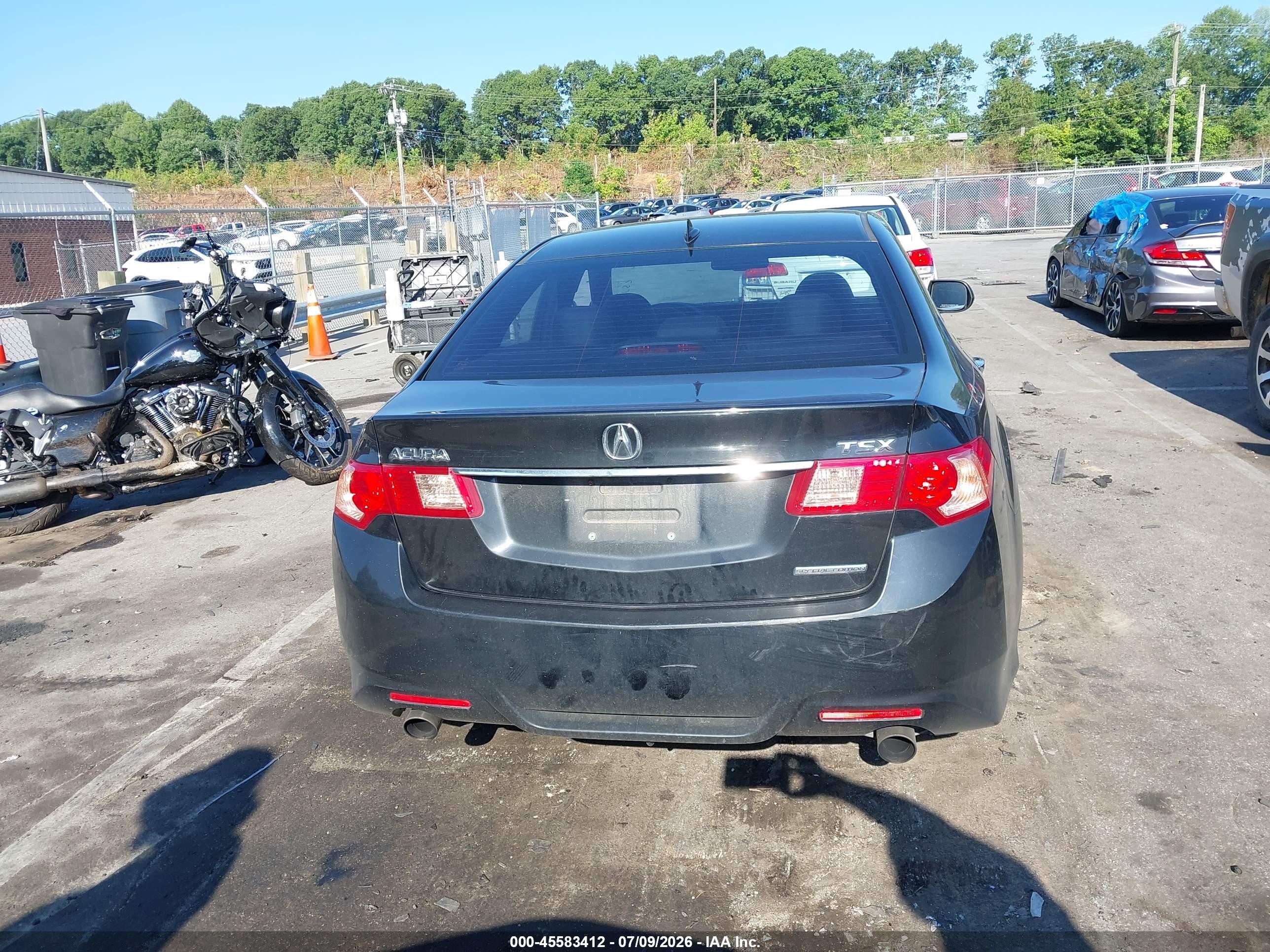2012 Acura Tsx 2.4 Black vin: JH4CU2F83CC011022