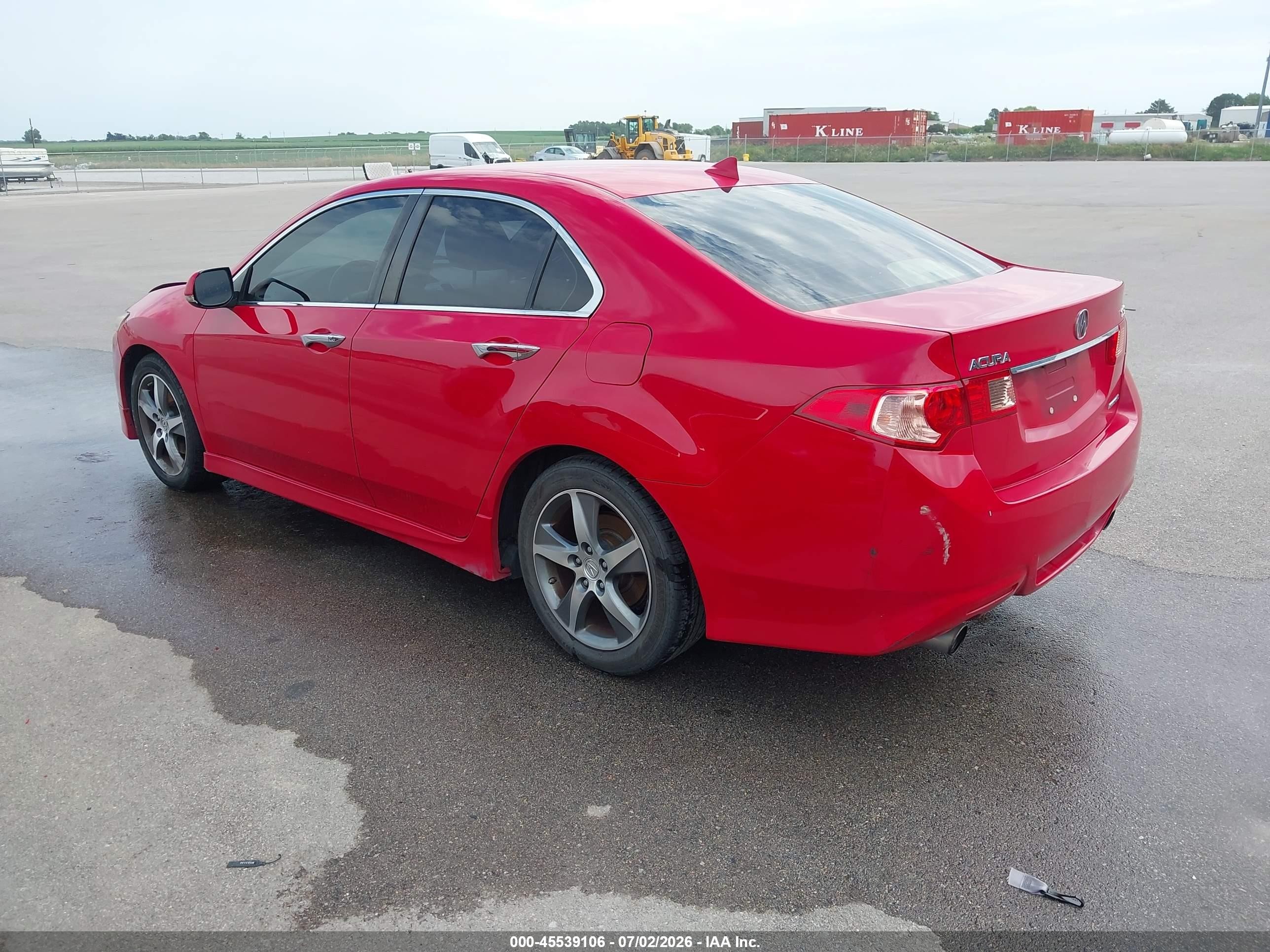 2013 Acura Tsx 2.4 Red vin: JH4CU2F83DC010213