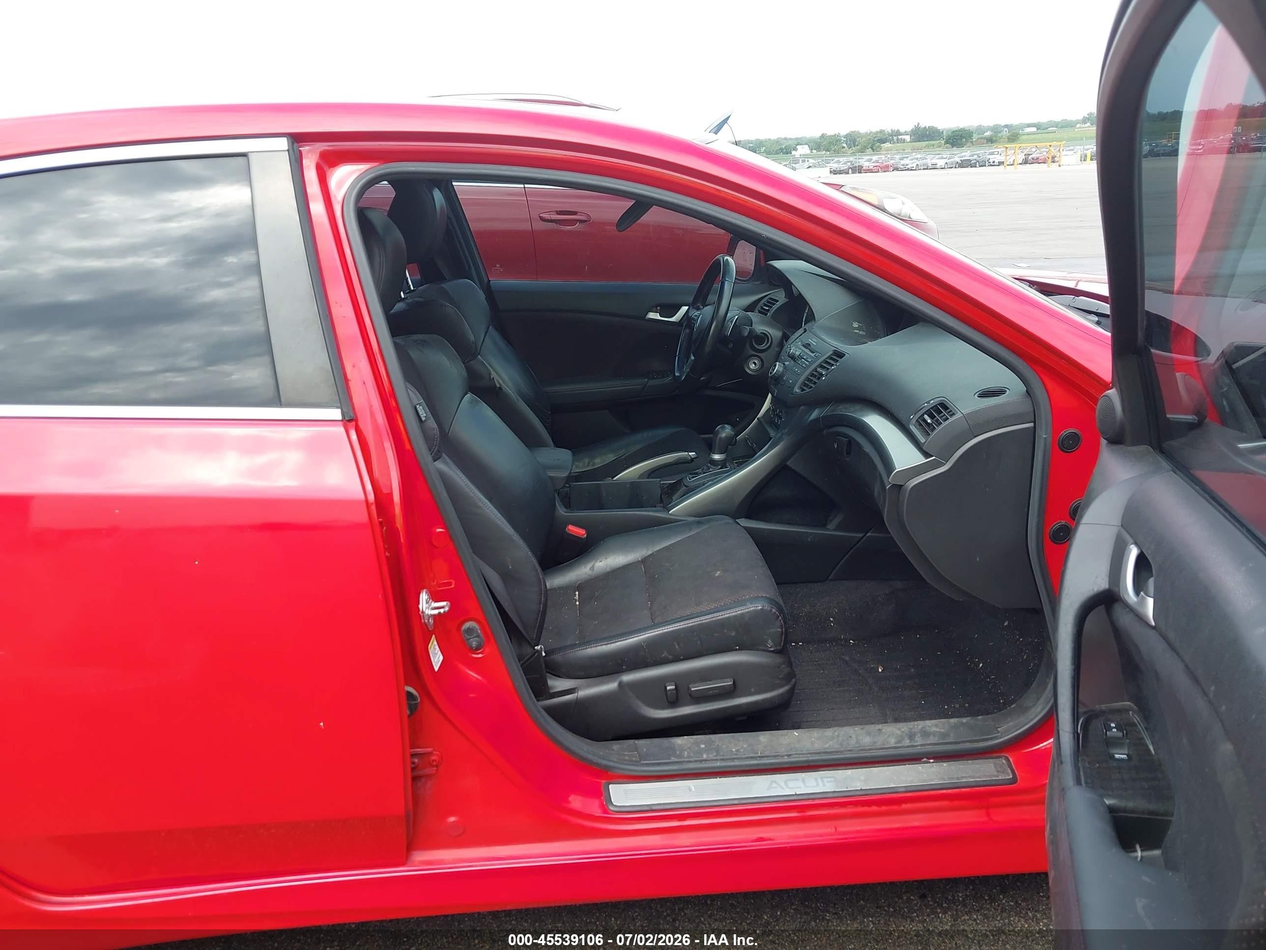 2013 Acura Tsx 2.4 Red vin: JH4CU2F83DC010213