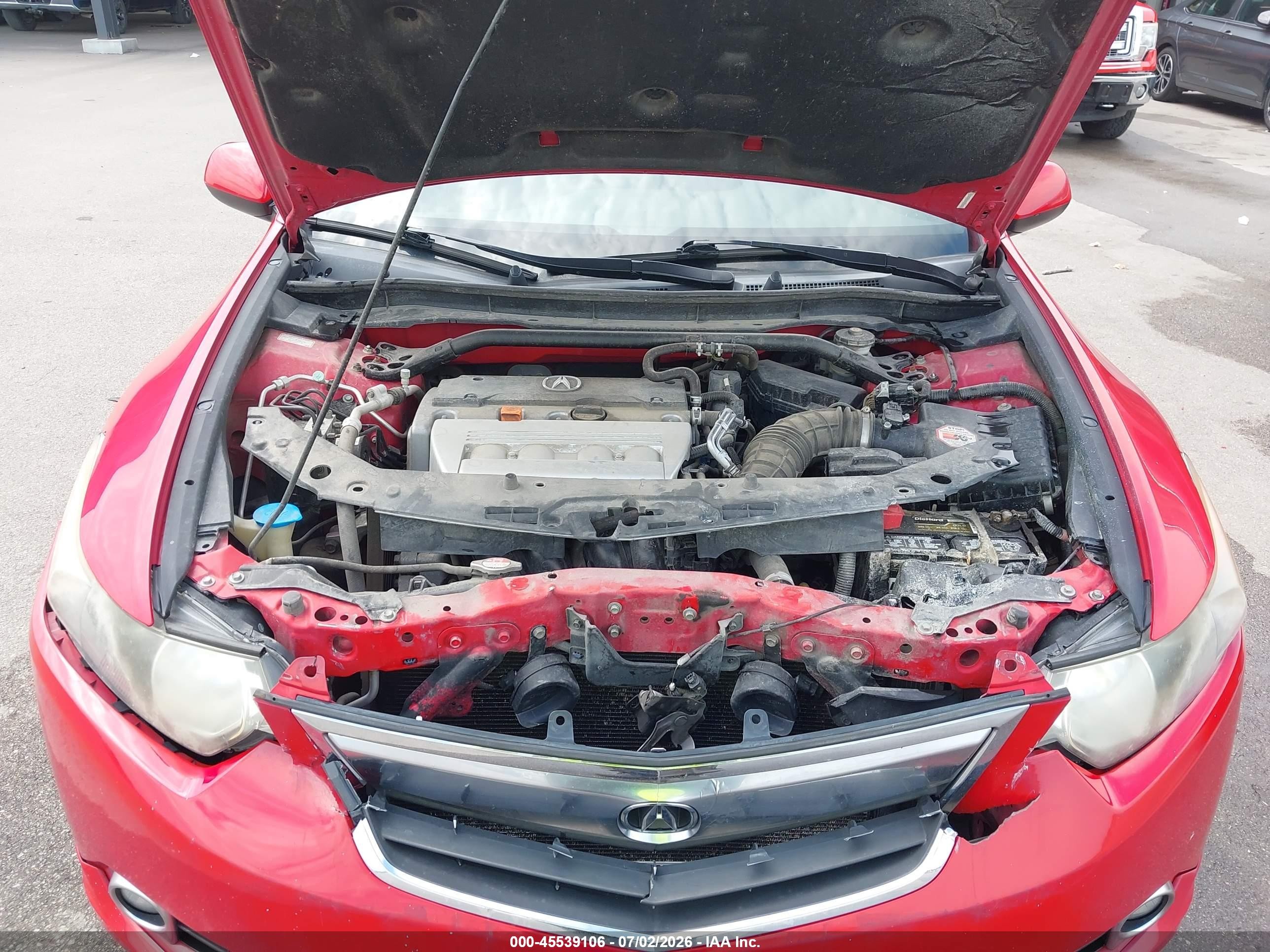 2013 Acura Tsx 2.4 Red vin: JH4CU2F83DC010213