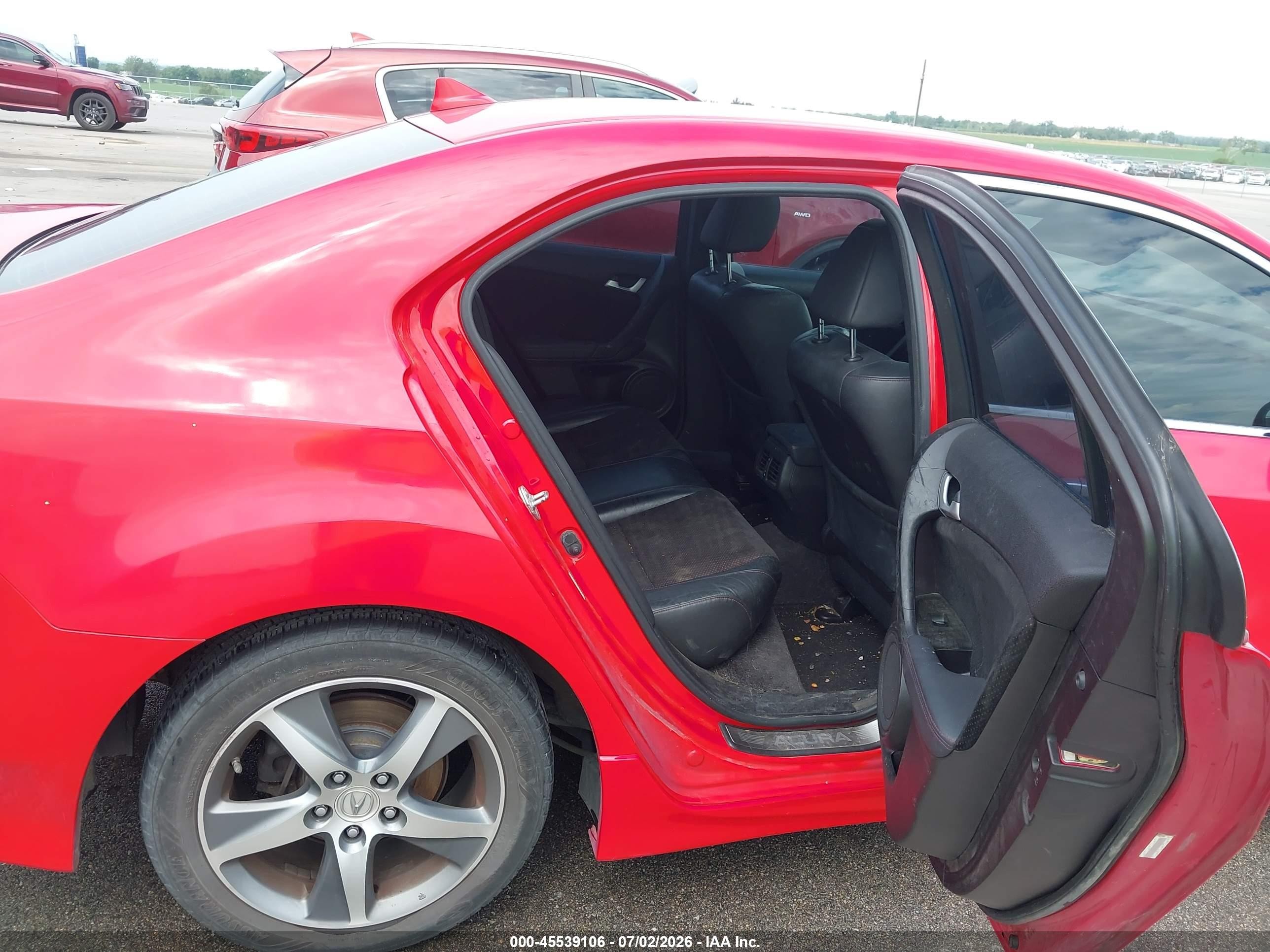 2013 Acura Tsx 2.4 Red vin: JH4CU2F83DC010213