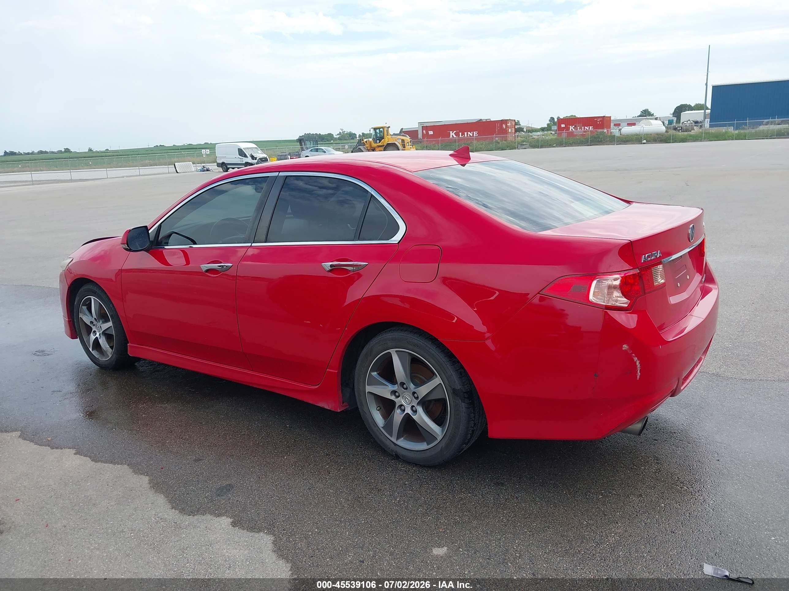 2013 Acura Tsx 2.4 Red vin: JH4CU2F83DC010213