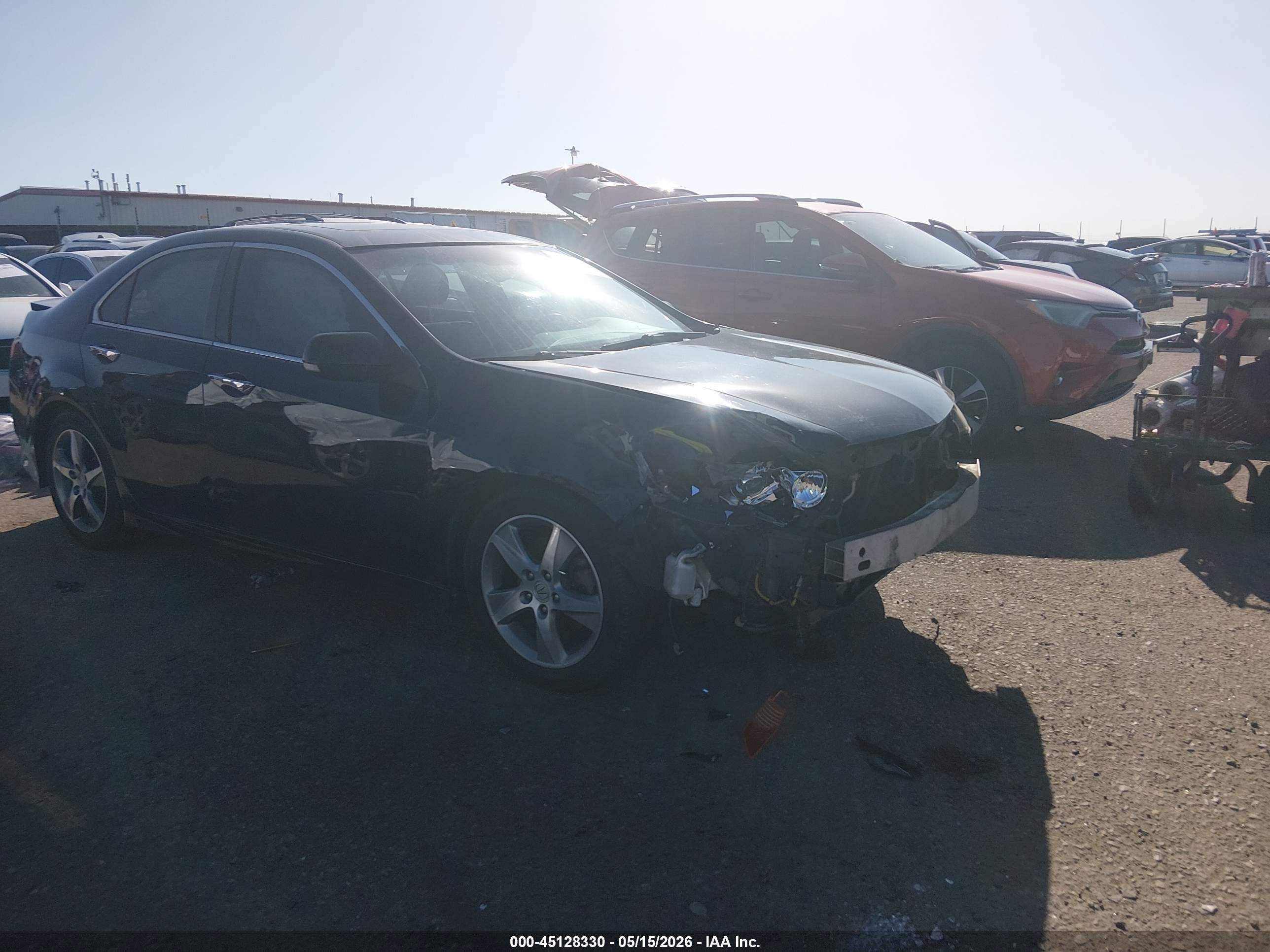 2012 Acura Tsx 2.4 Black vin: JH4CU2F84CC003706