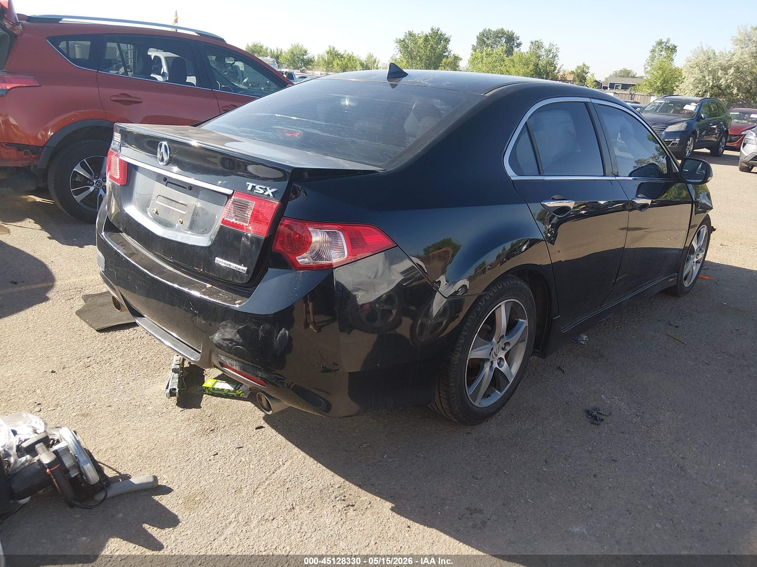 2012 Acura Tsx 2.4 Black vin: JH4CU2F84CC003706