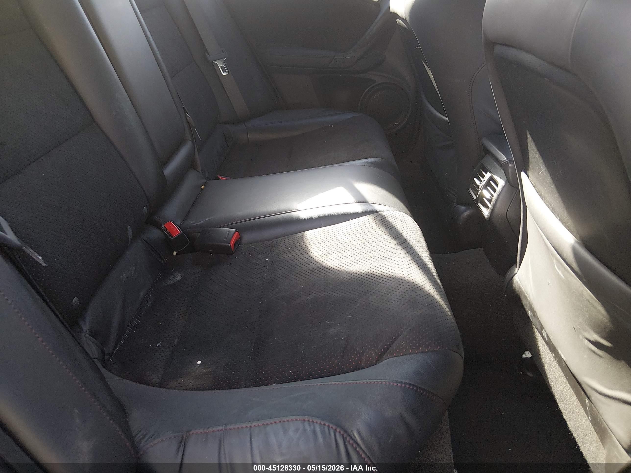 2012 Acura Tsx 2.4 Black vin: JH4CU2F84CC003706