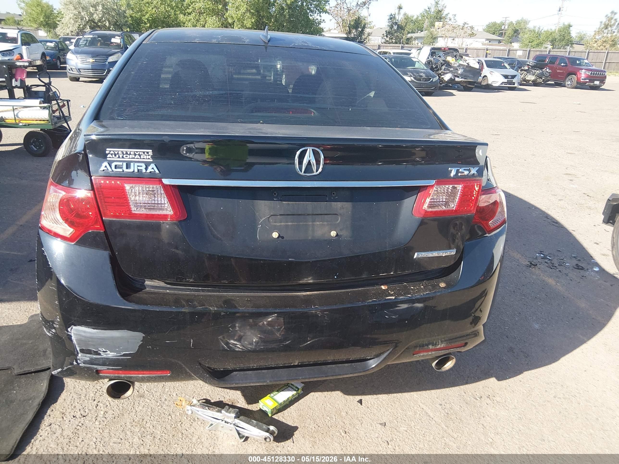 2012 Acura Tsx 2.4 Black vin: JH4CU2F84CC003706