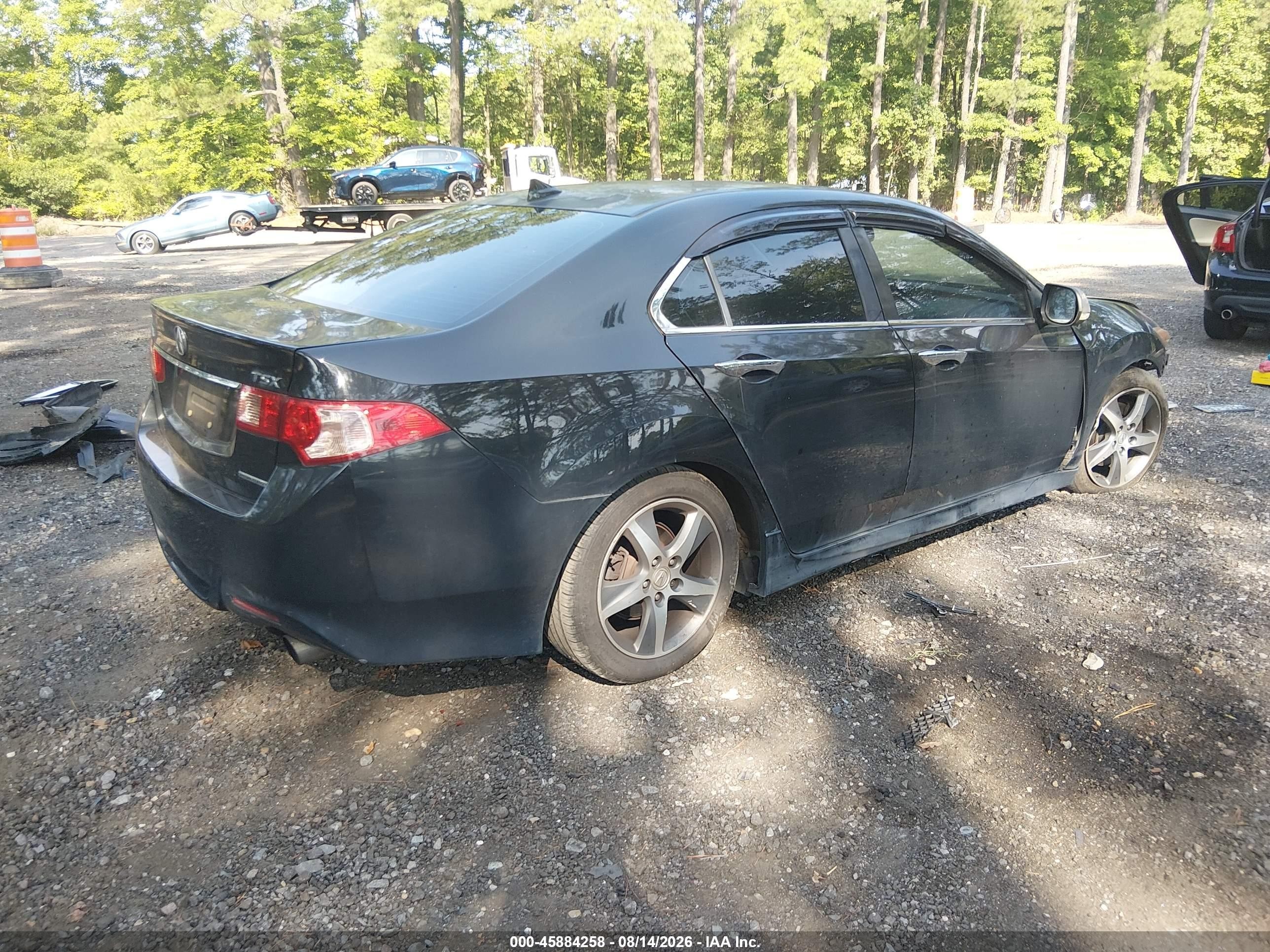 2012 Acura Tsx Se Black vin: JH4CU2F84CC012583