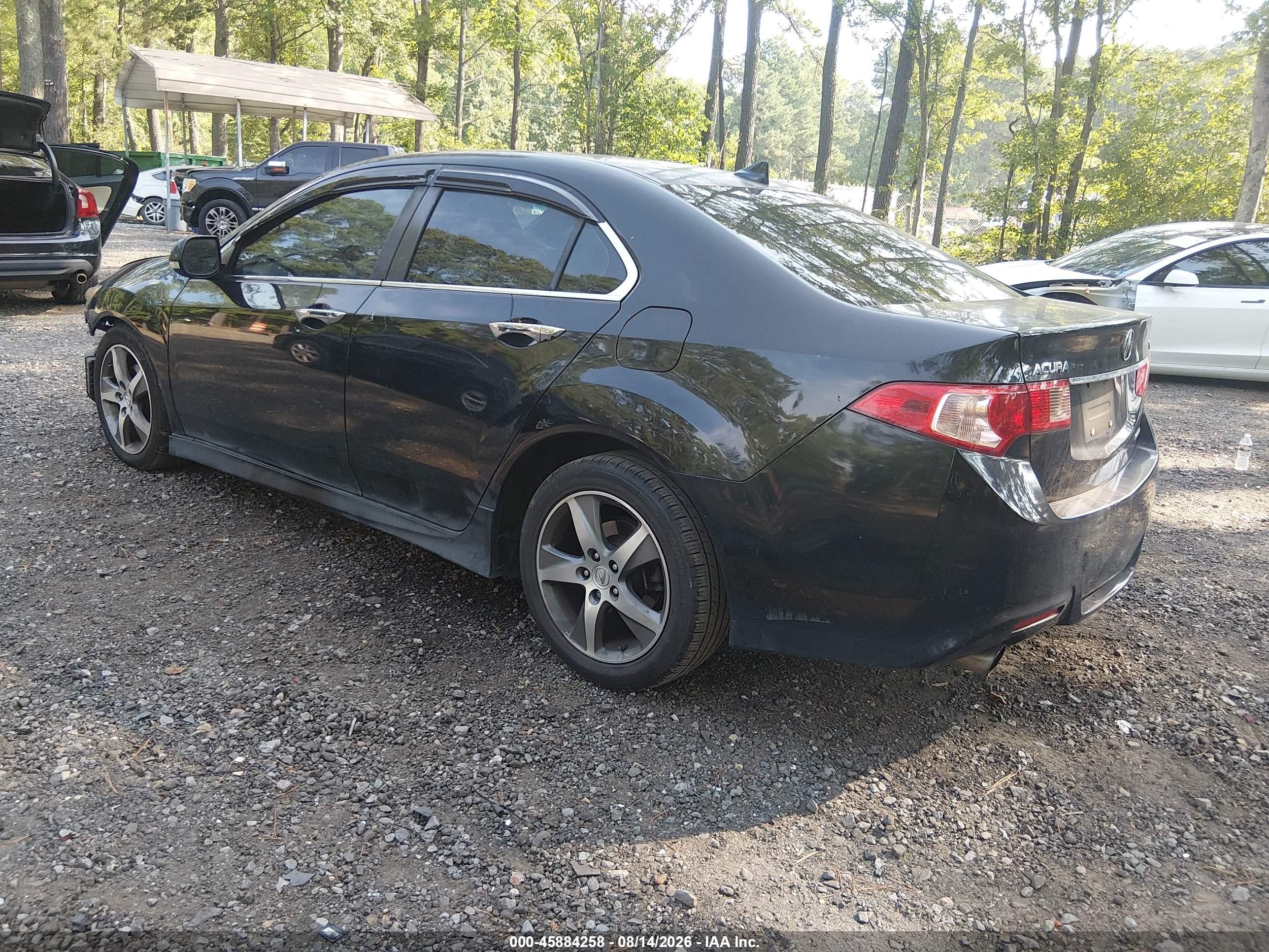 2012 Acura Tsx Se Black vin: JH4CU2F84CC012583