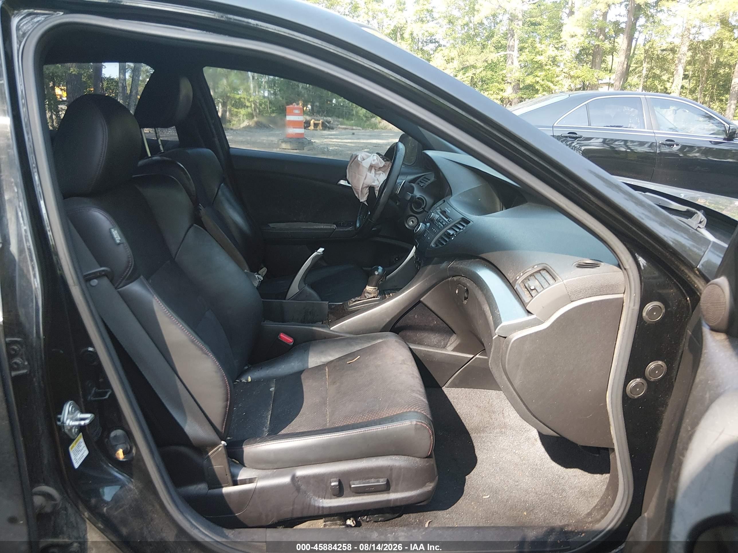 2012 Acura Tsx Se Black vin: JH4CU2F84CC012583