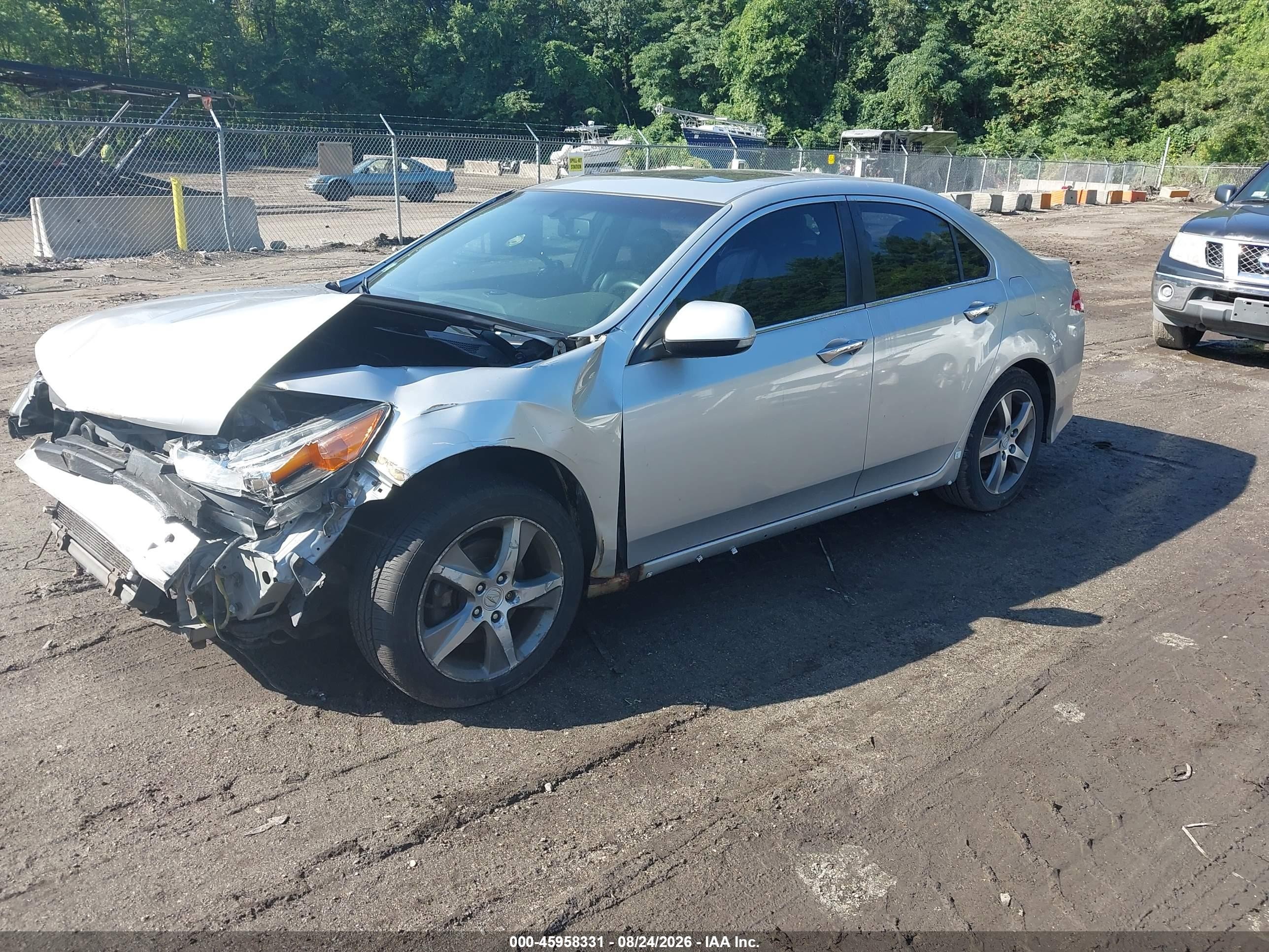 2012 Acura Tsx 2.4 Серебряный vin: JH4CU2F84CC018321