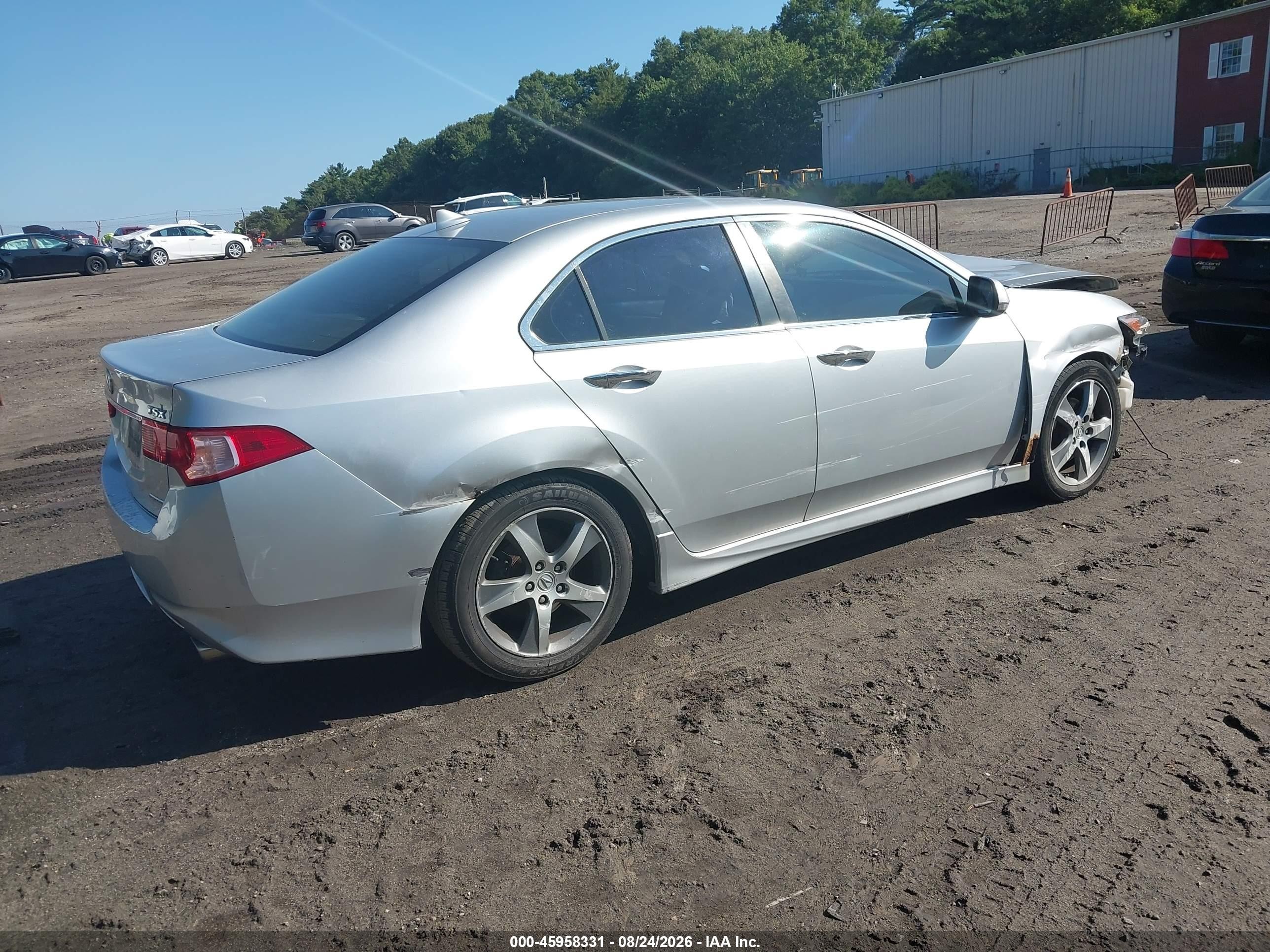 2012 Acura Tsx 2.4 Серебряный vin: JH4CU2F84CC018321