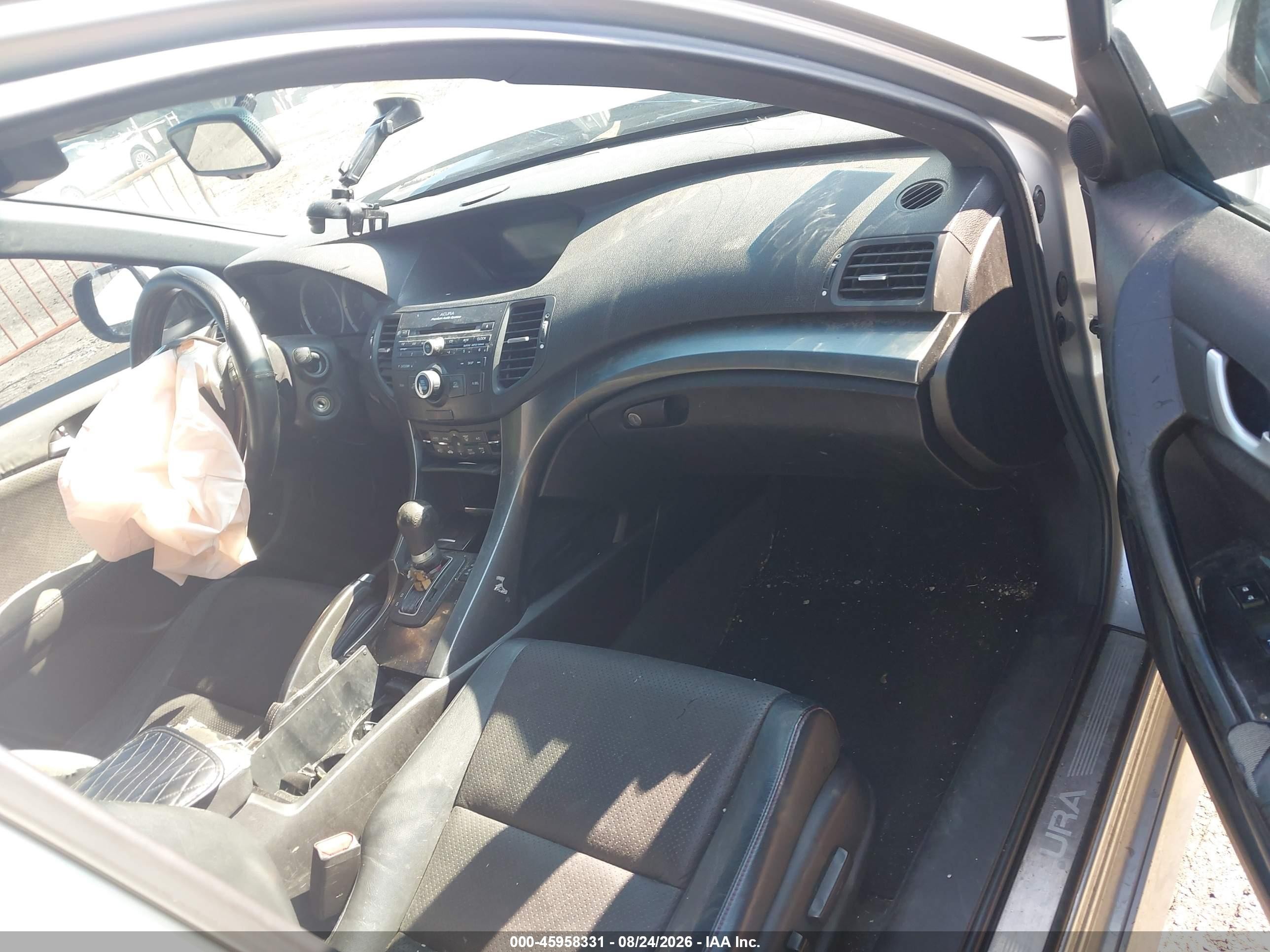 2012 Acura Tsx 2.4 Серебряный vin: JH4CU2F84CC018321