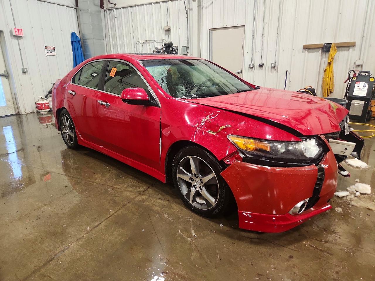 2012 Acura Tsx Se Red vin: JH4CU2F84CC026340