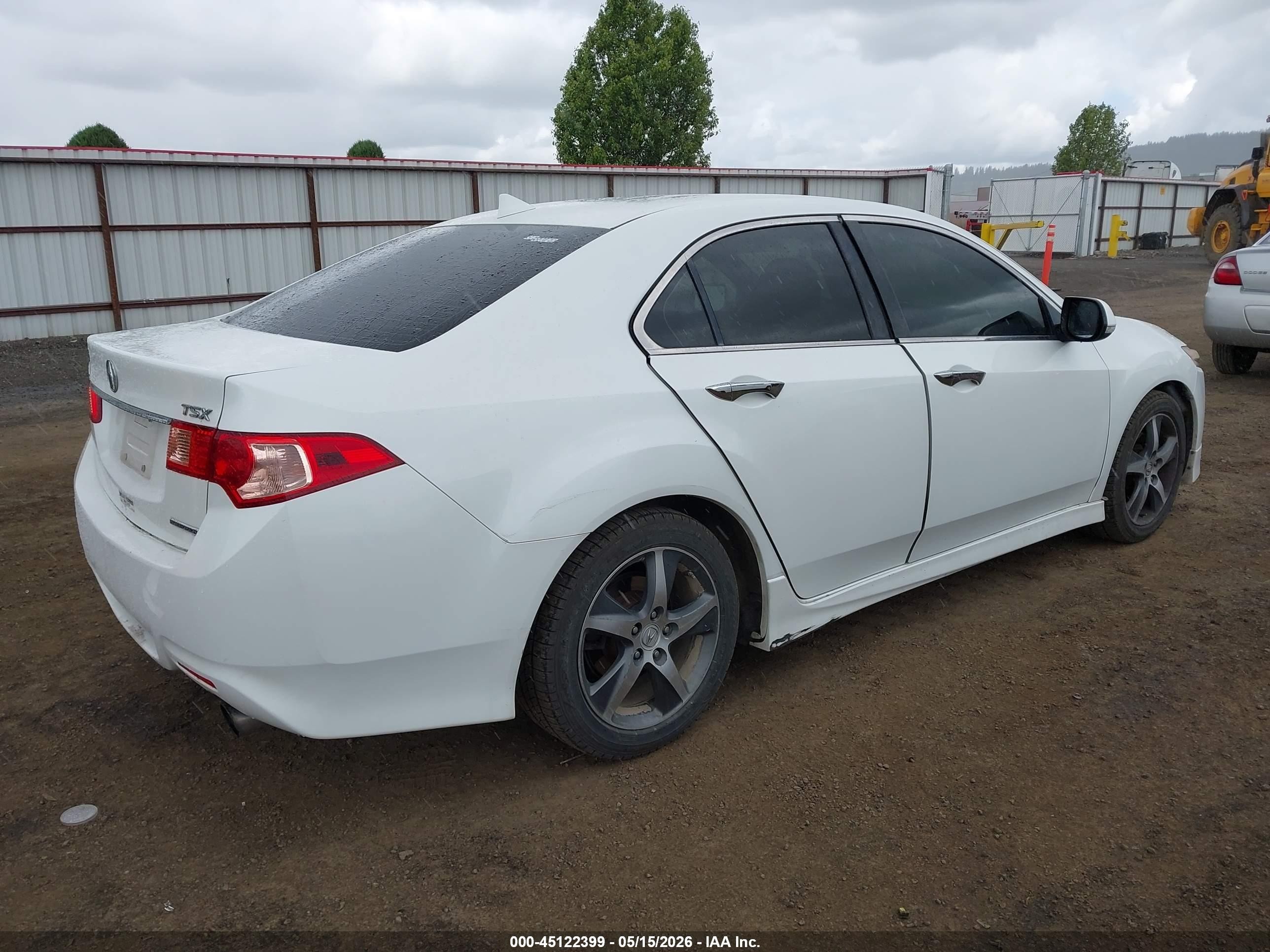 2013 Acura Tsx 2.4 White vin: JH4CU2F84DC003187